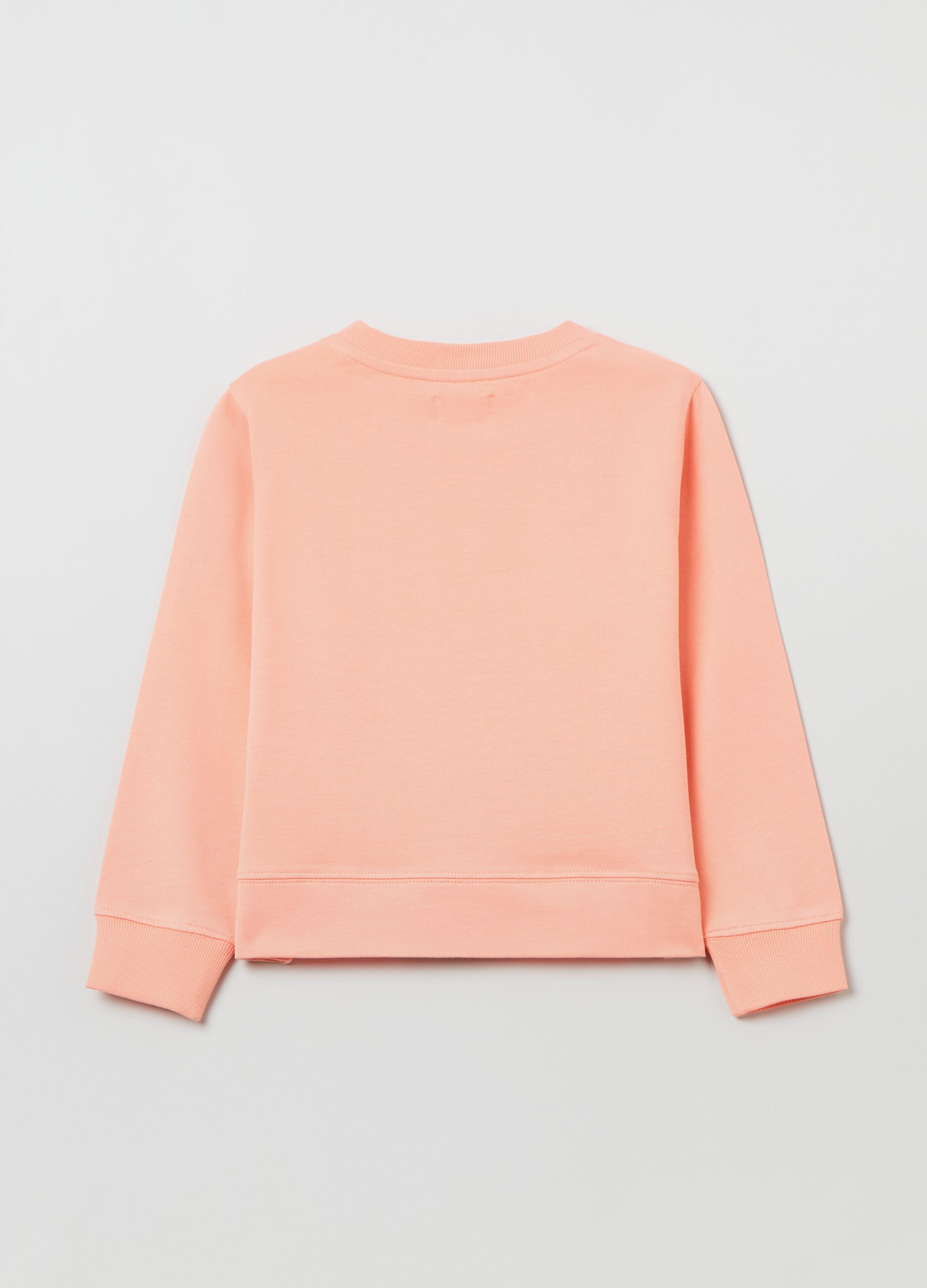 Sweatshirt in French Terry with round neck