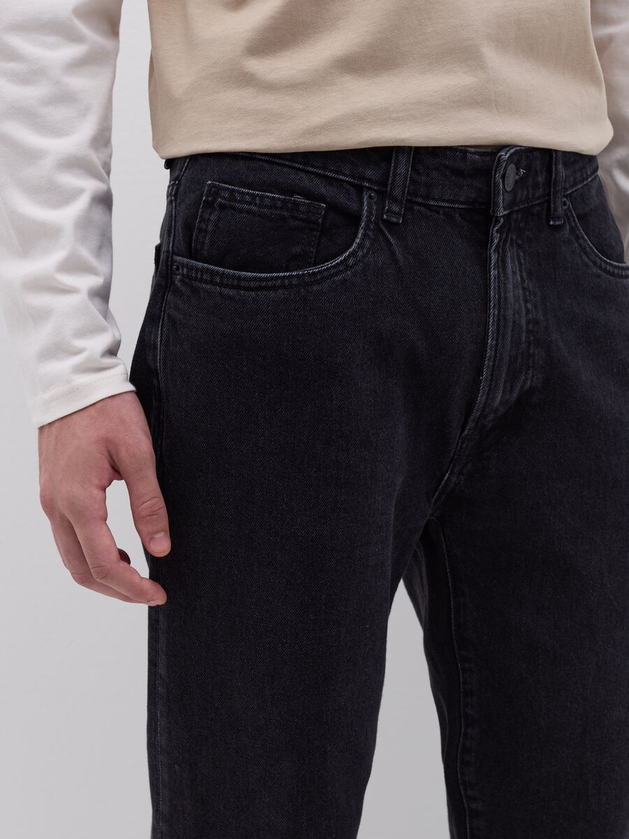 Five-pocket,straight-fit jeans_3