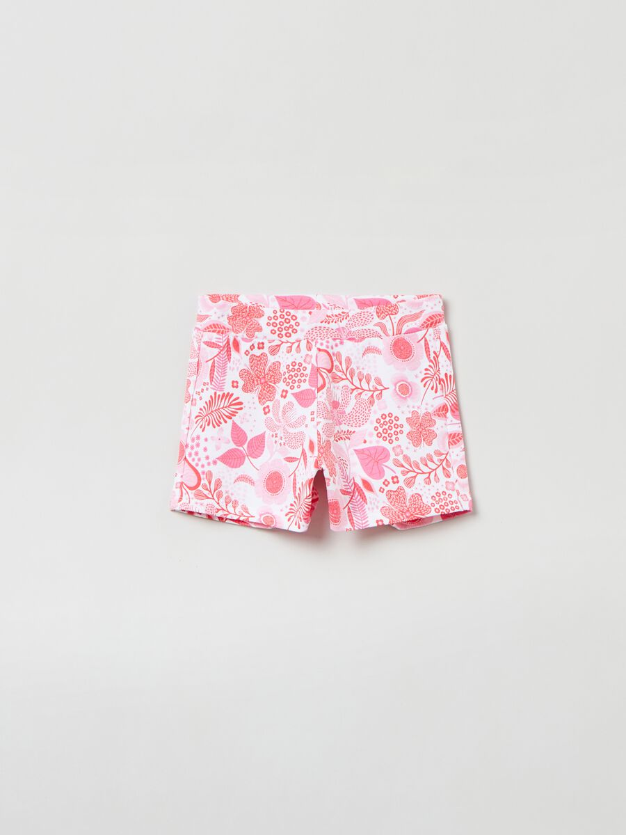 French terry shorts with print_0