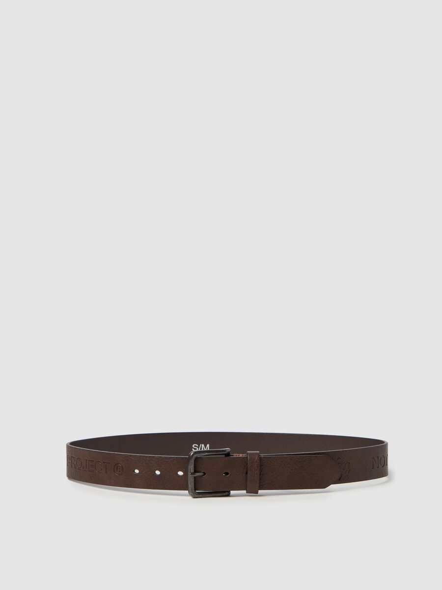 Dark brown logo belt_0