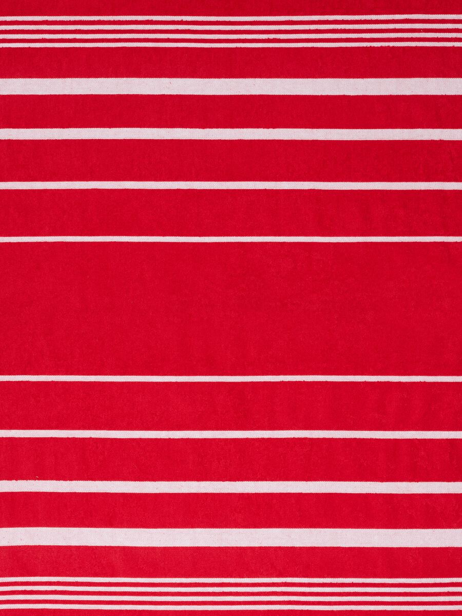 Striped beach towel in cotton_1