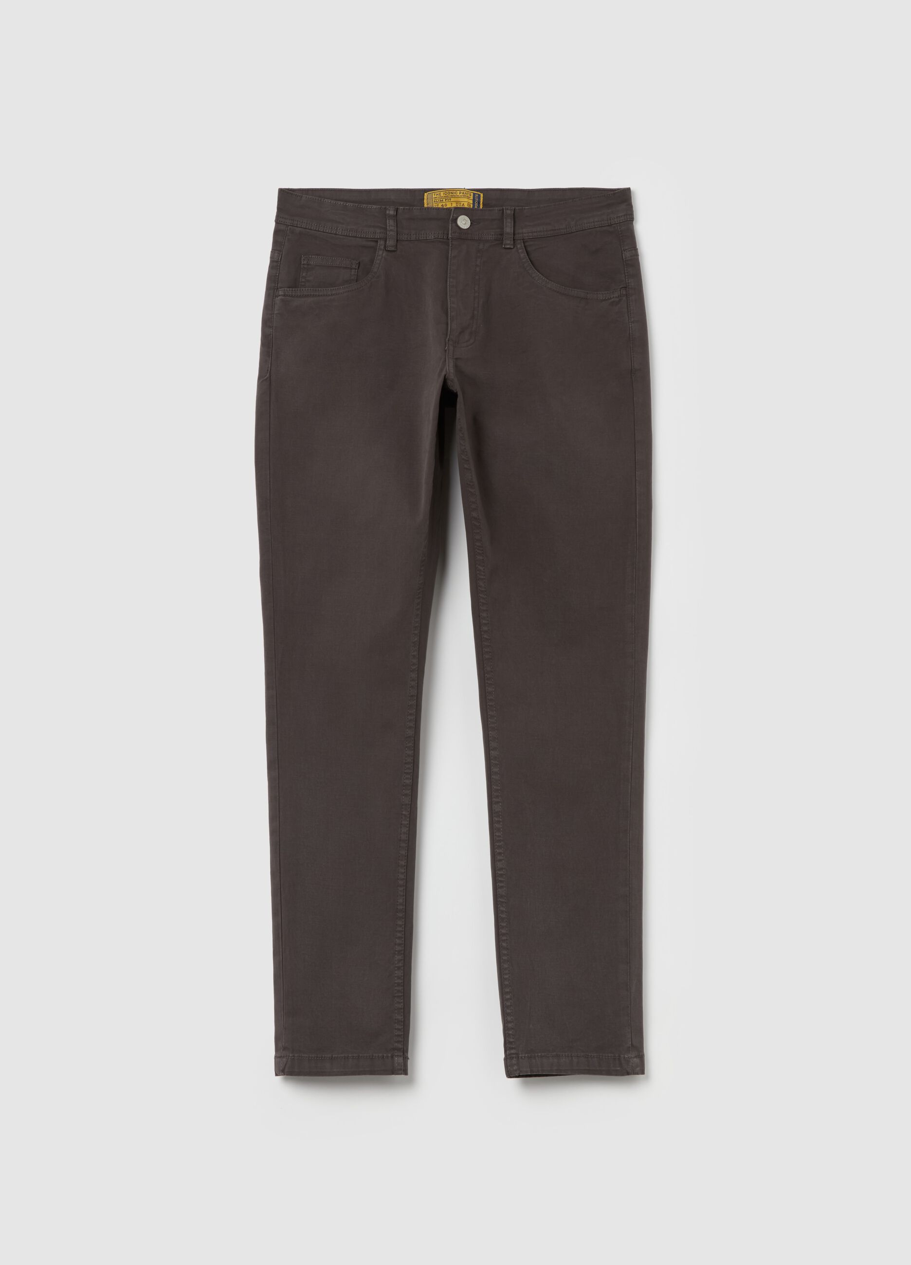 Pantaloni slim fit cinque tasche