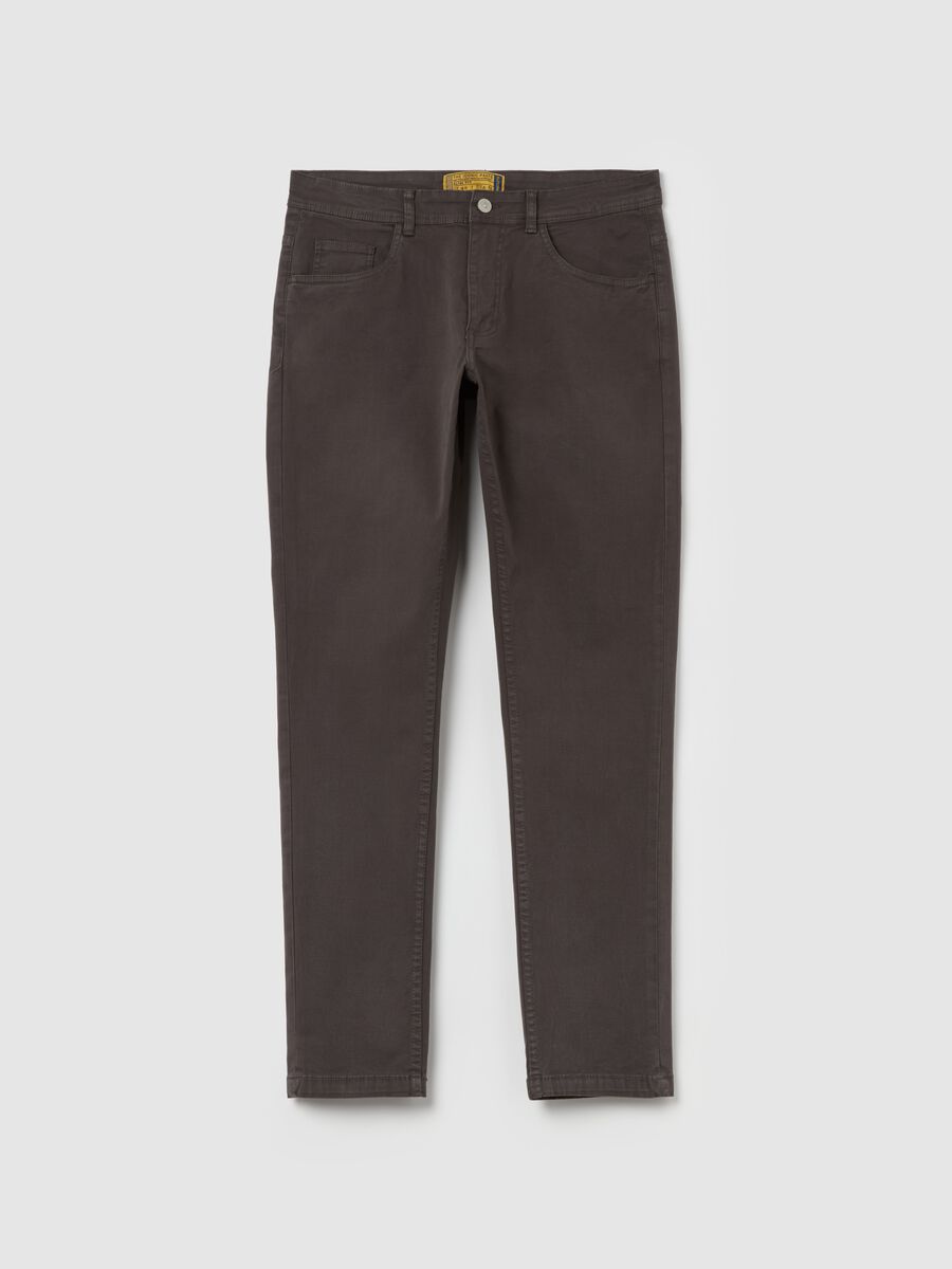 Pantaloni slim fit cinque tasche_0