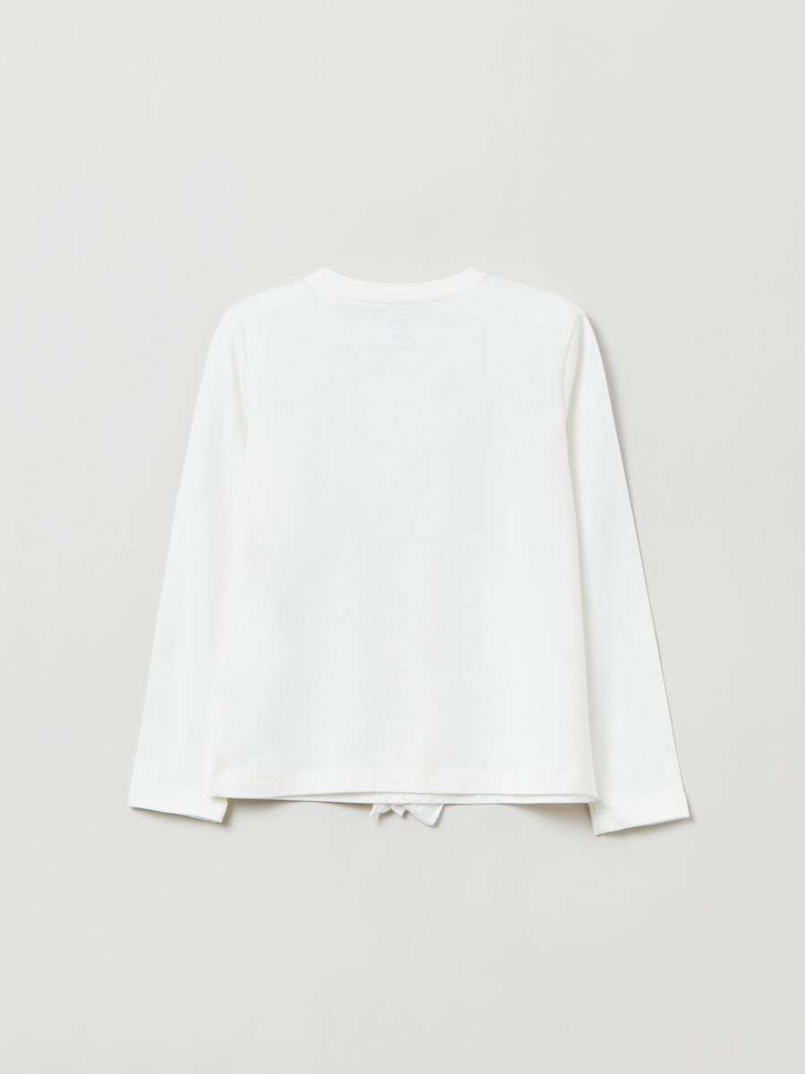 Long-sleeved T-shirt with frills_1