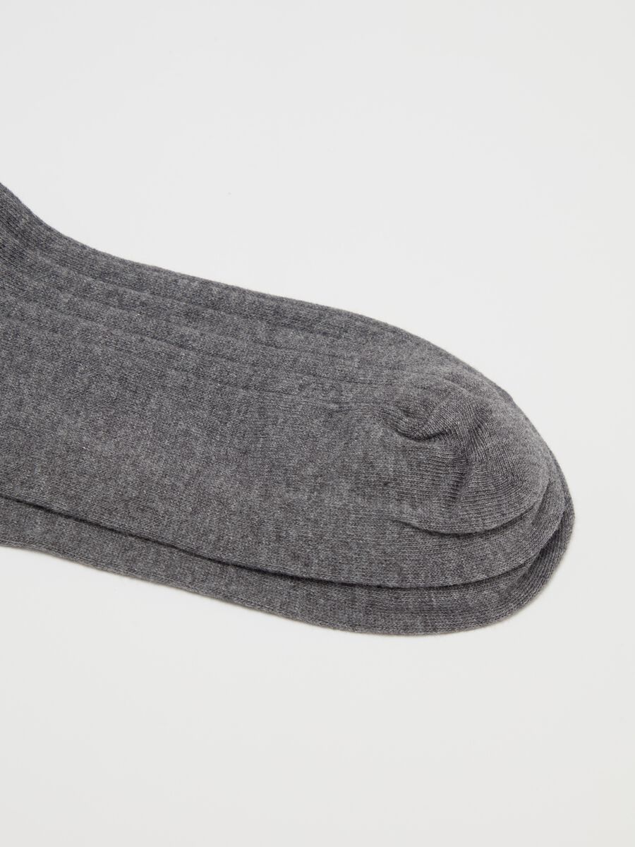 Midi socks with flat ribbing_2