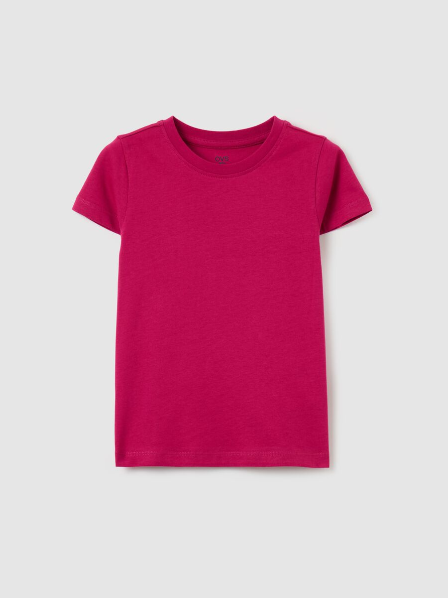 Organic cotton T-shirt with round neck_0