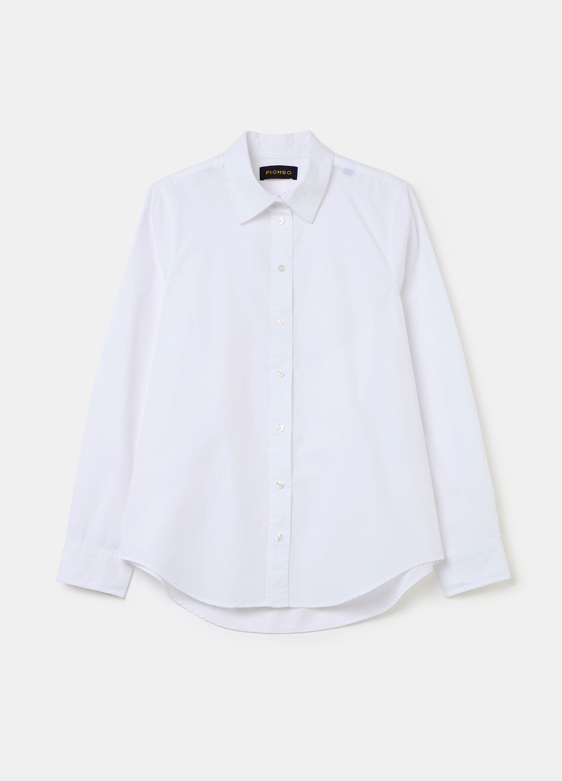 Cotton poplin shirt