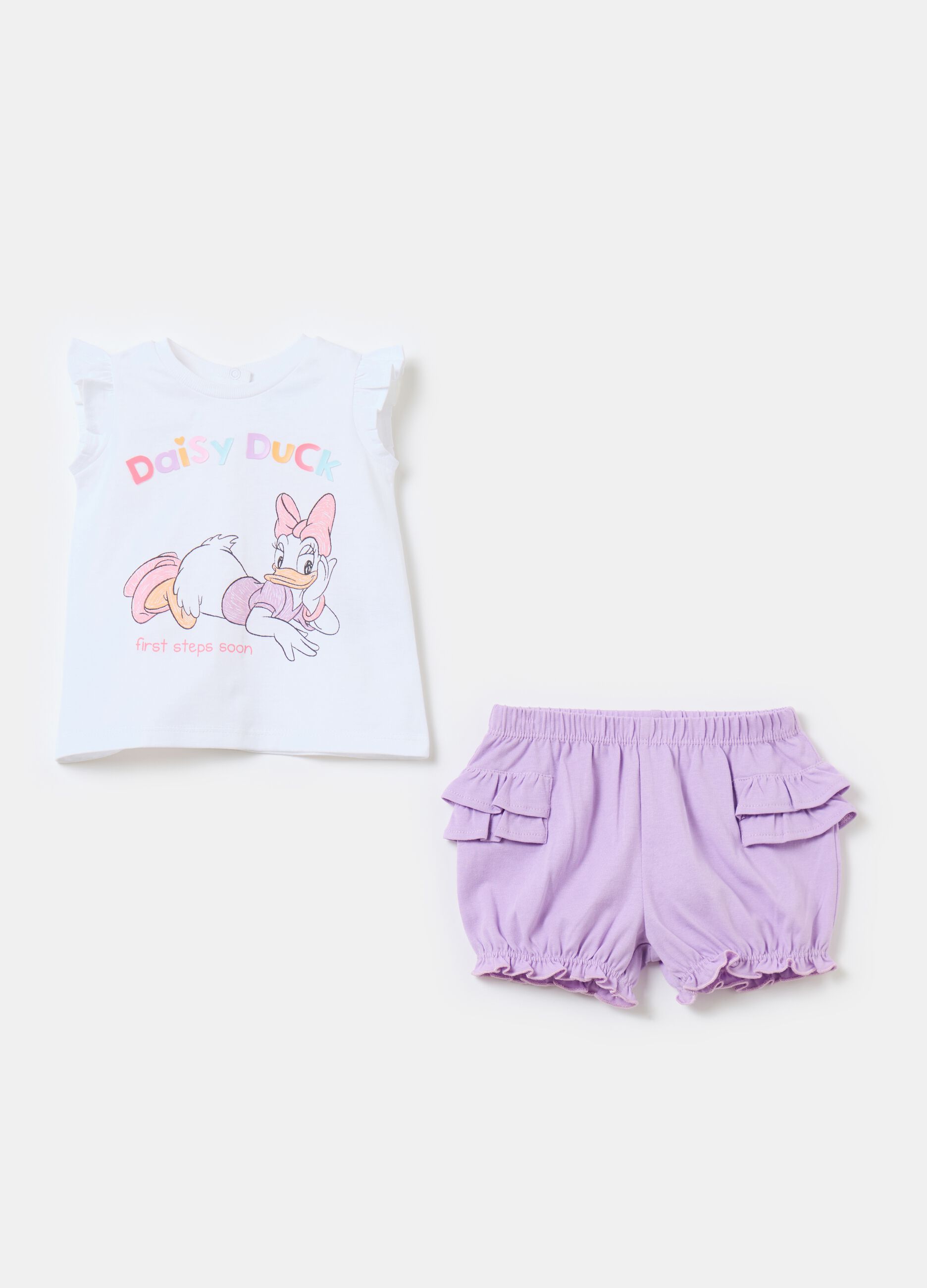 Jogging set in cotone stampa Donald Duck 90