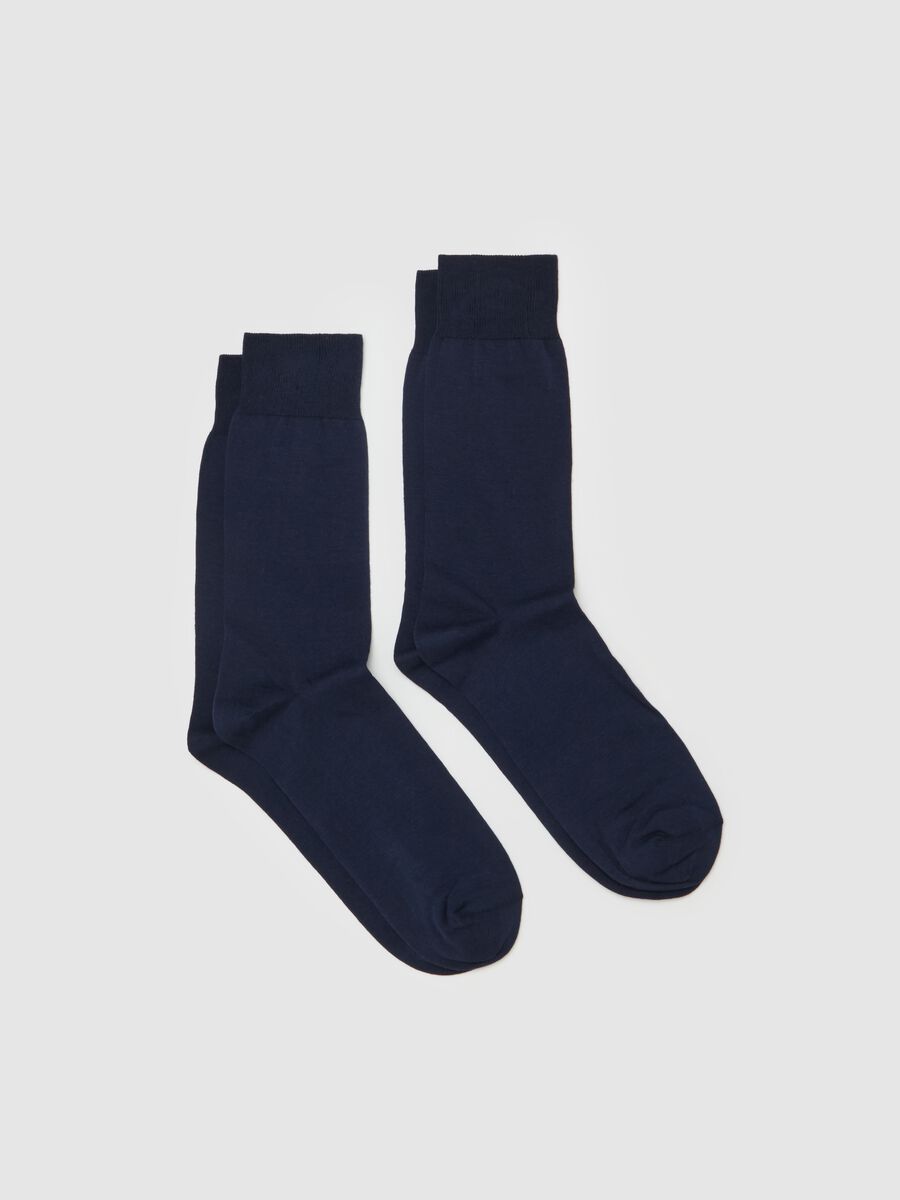 Two-pair pack short socks in organic cotton_0