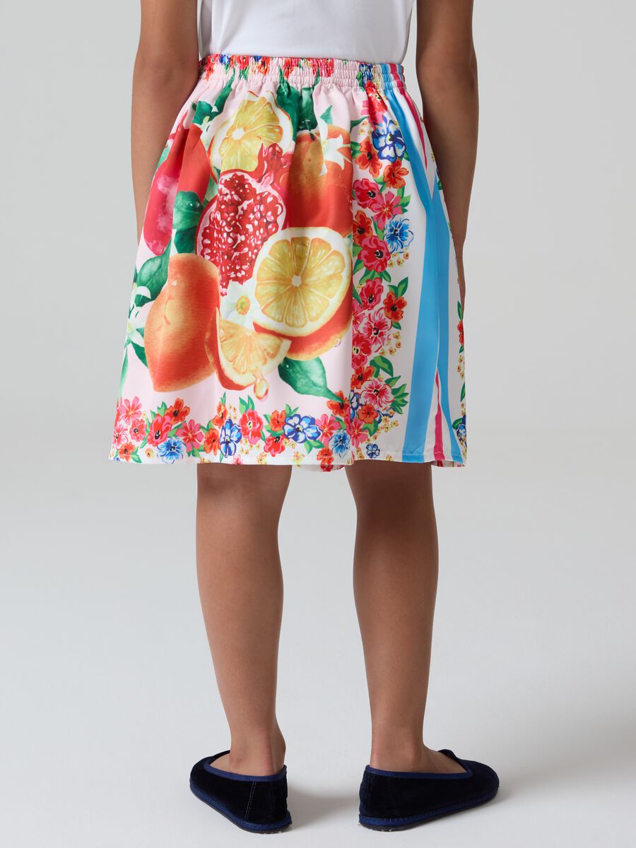 Skirt with fruit print_2