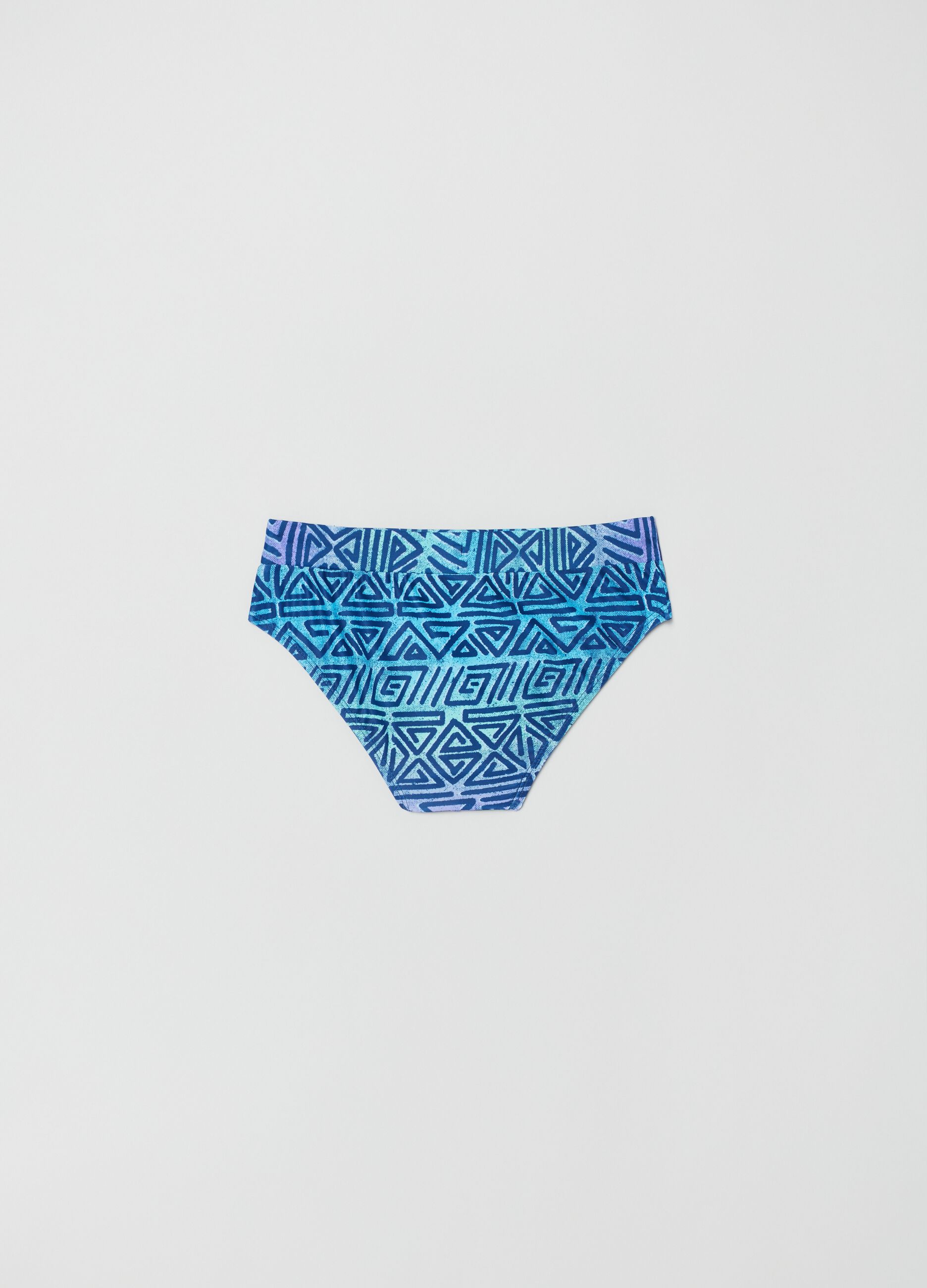Swim briefs with Maui and Sons print
