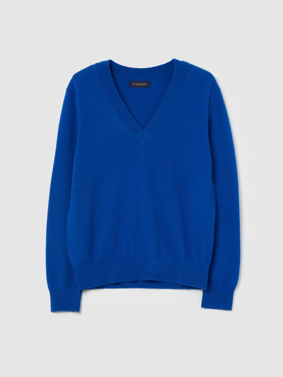 V-neck pullover in wool_4