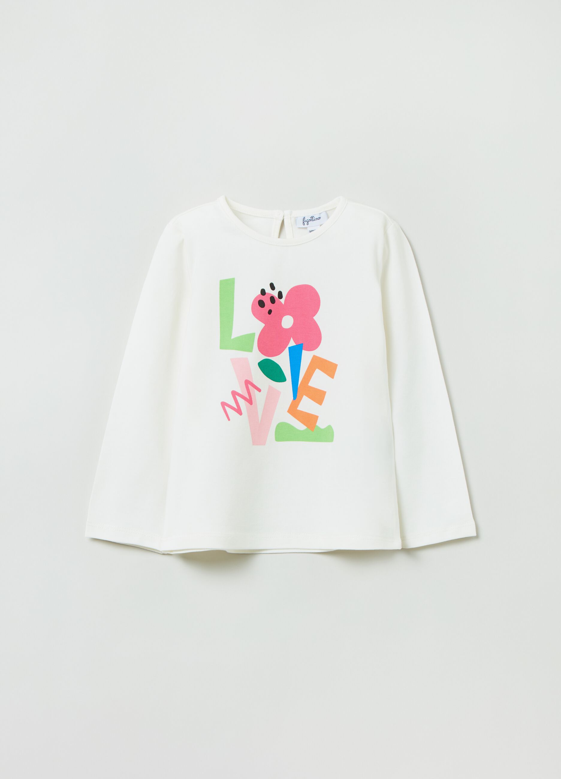 Long-sleeved T-shirt with print