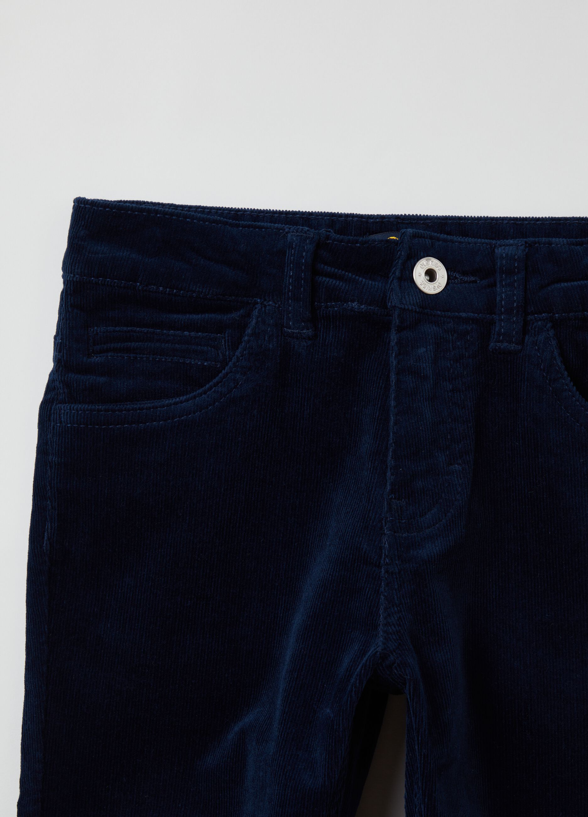 Five-pocket corduroy trousers