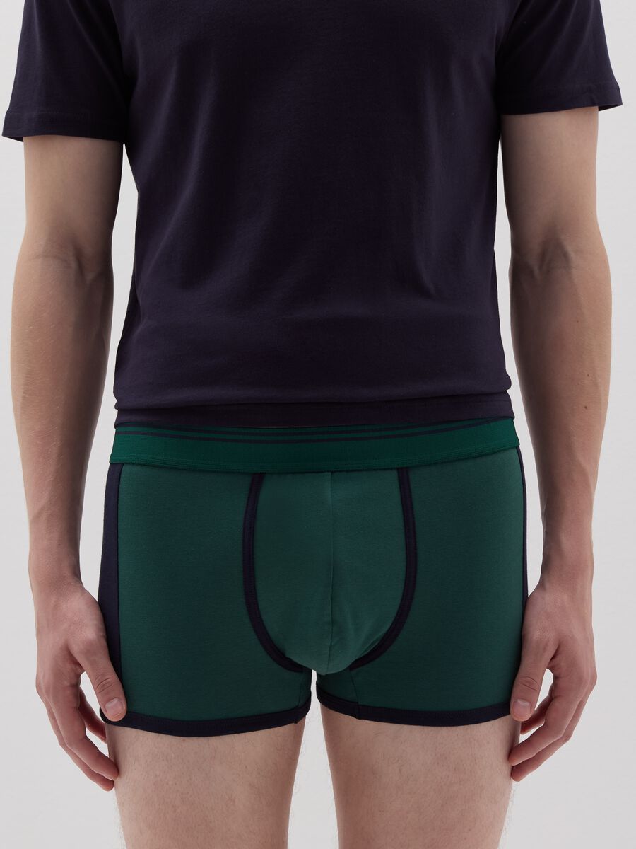 Boxer shorts with contrasting details_1