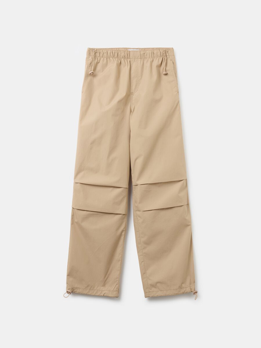 Cotton parachute trousers_4