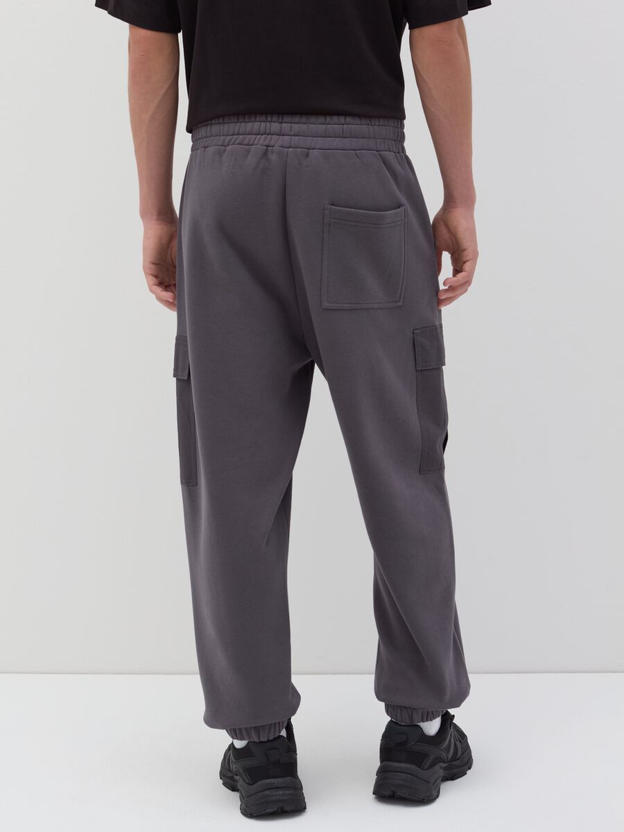 Fleece cargo joggers_3