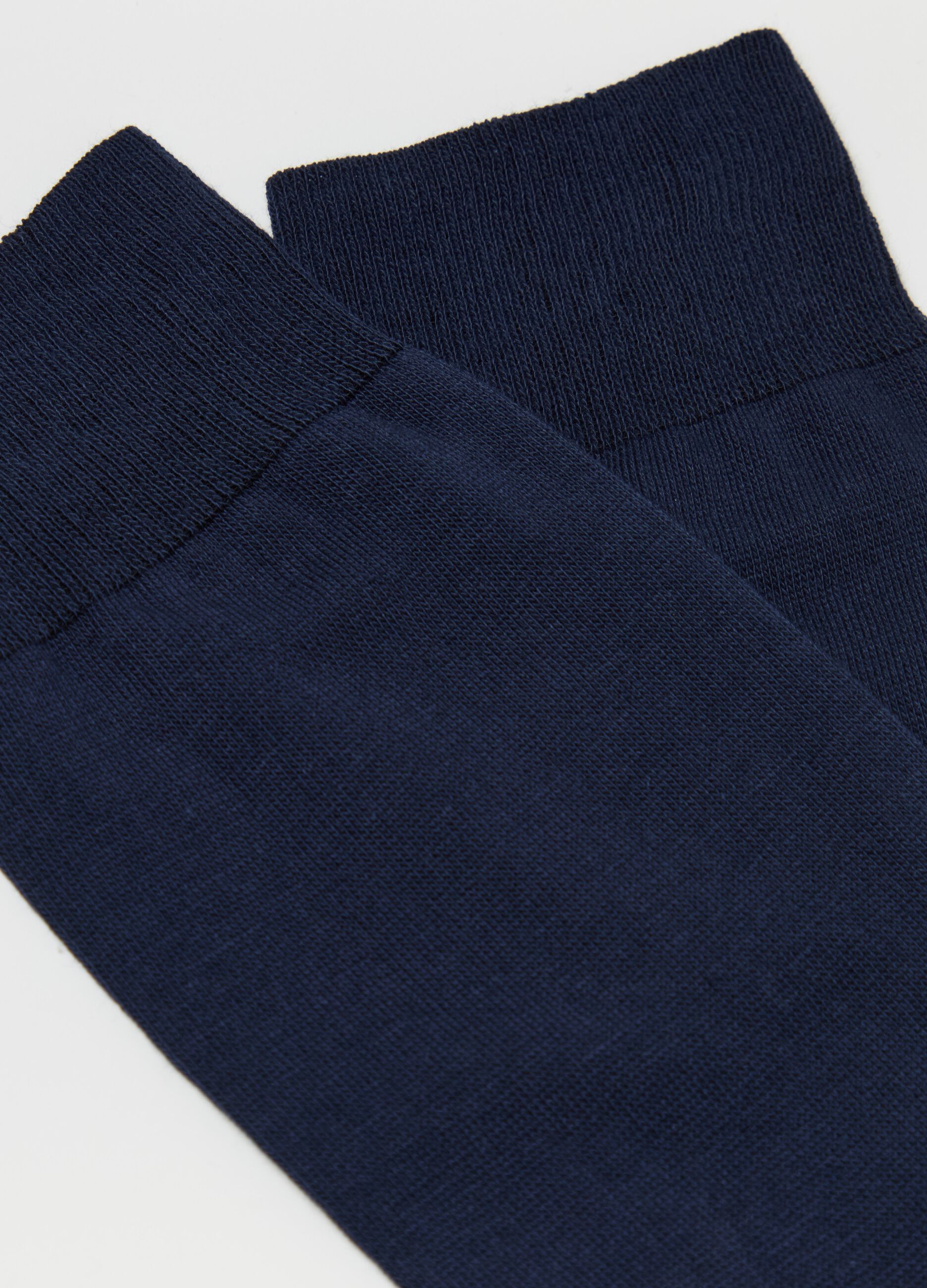 Two-pair pack short socks in organic cotton