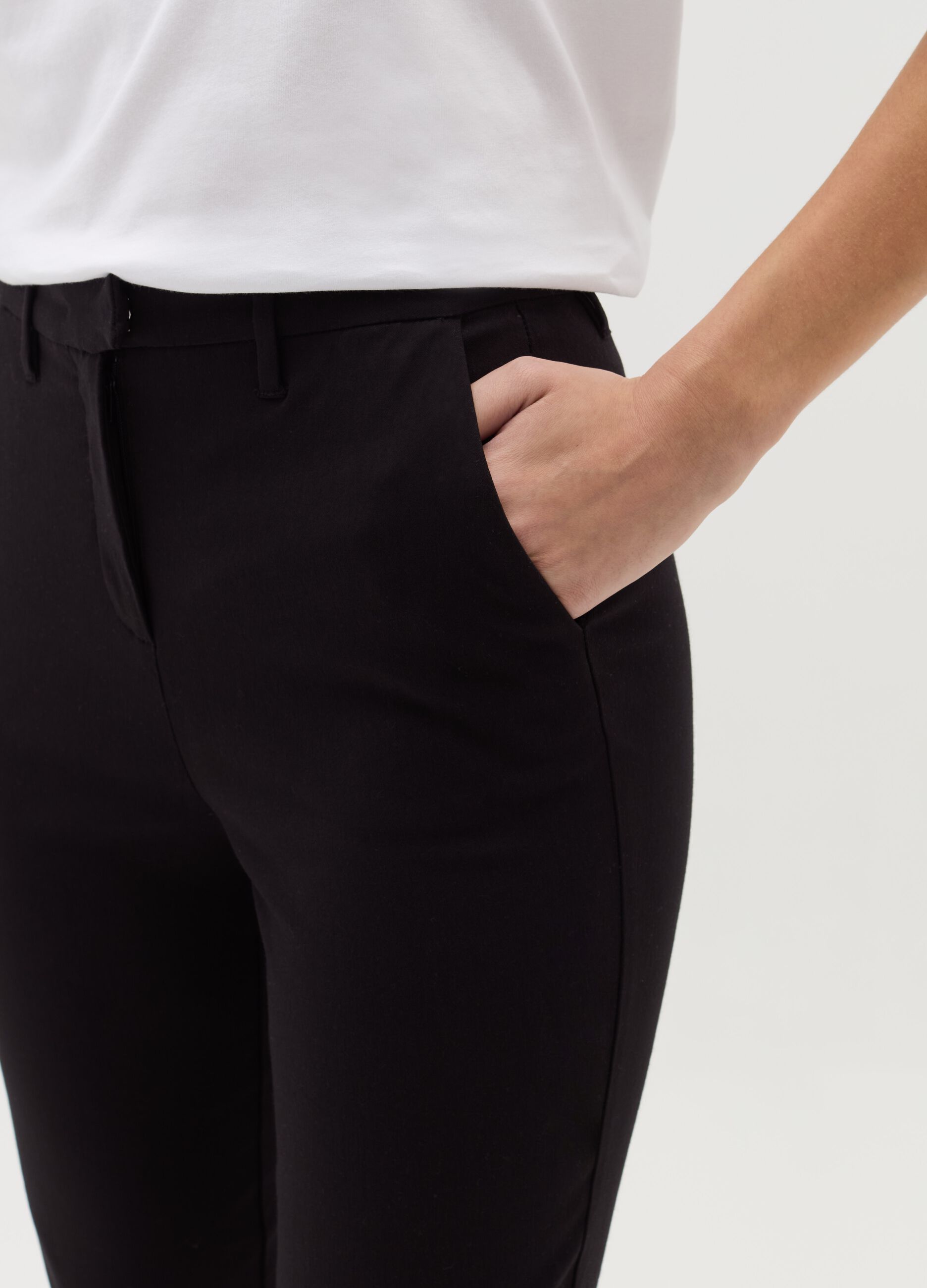 Stretch chino trousers