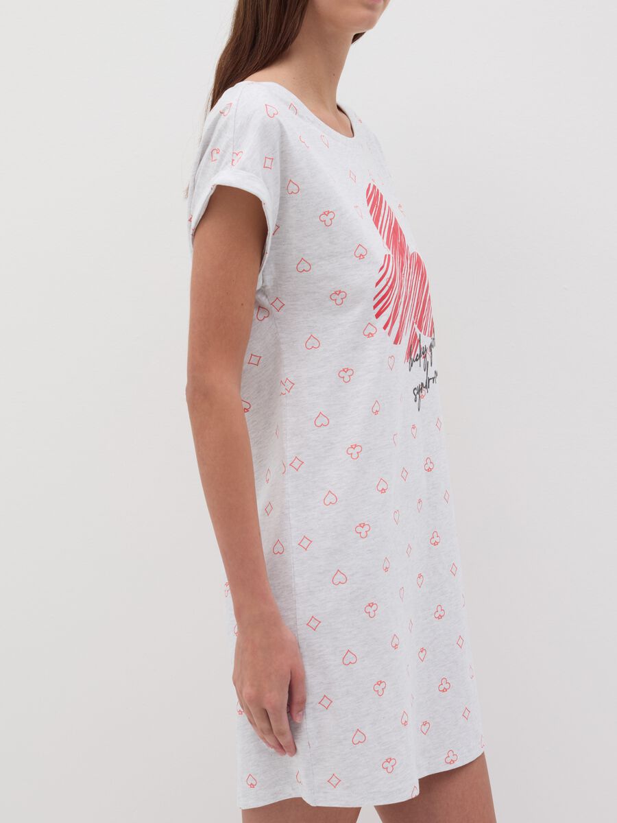 Nightdress with all-over print_1