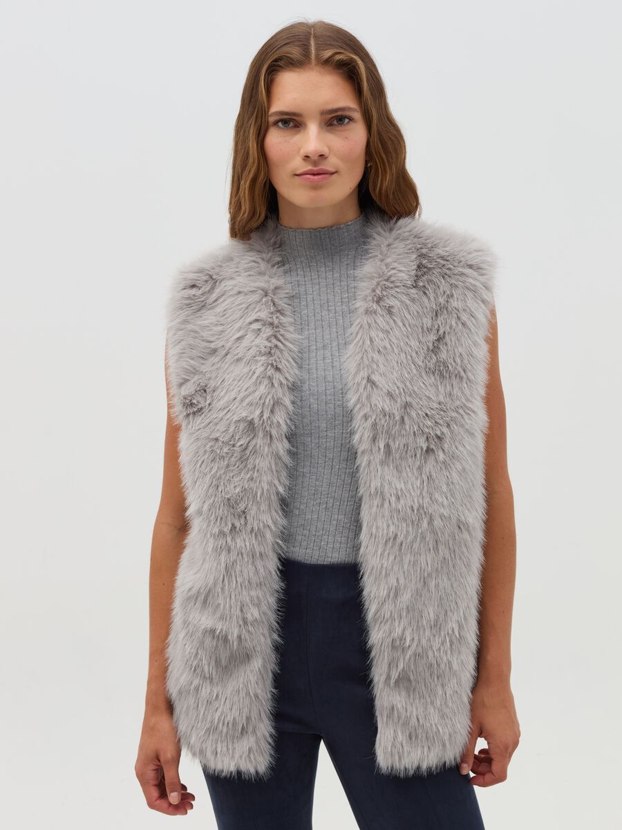 Faux fur gilet_1