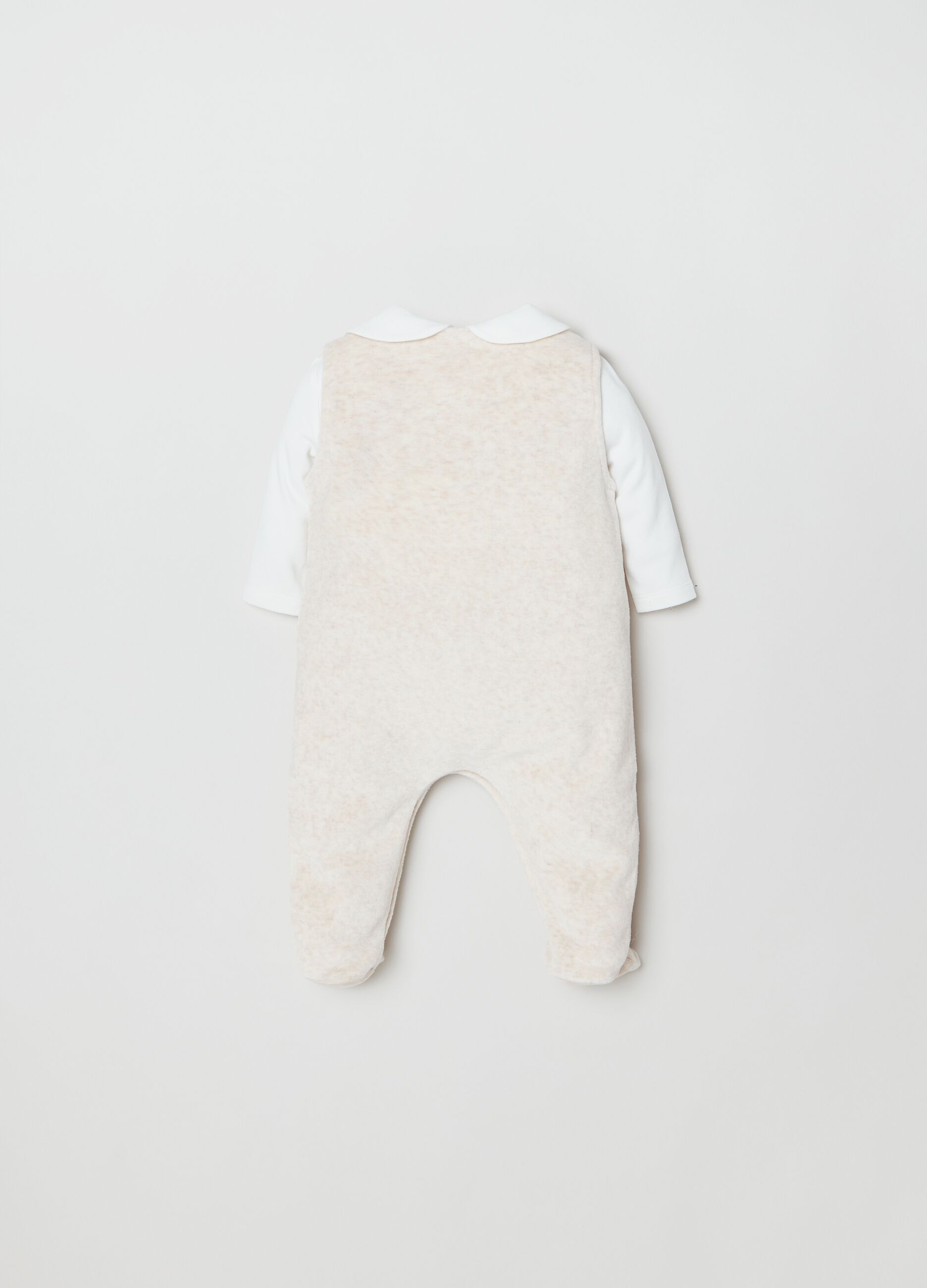 Baby dungarees 2025 with feet