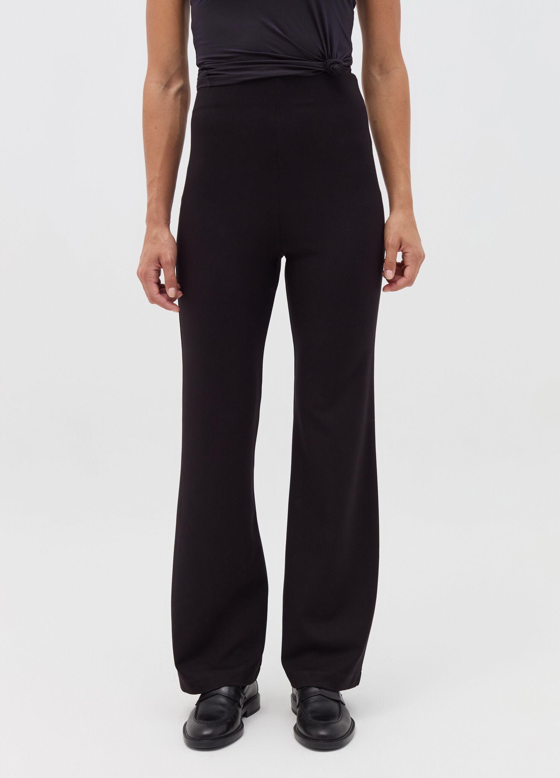 Maternity palazzo trousers in FSC® viscose