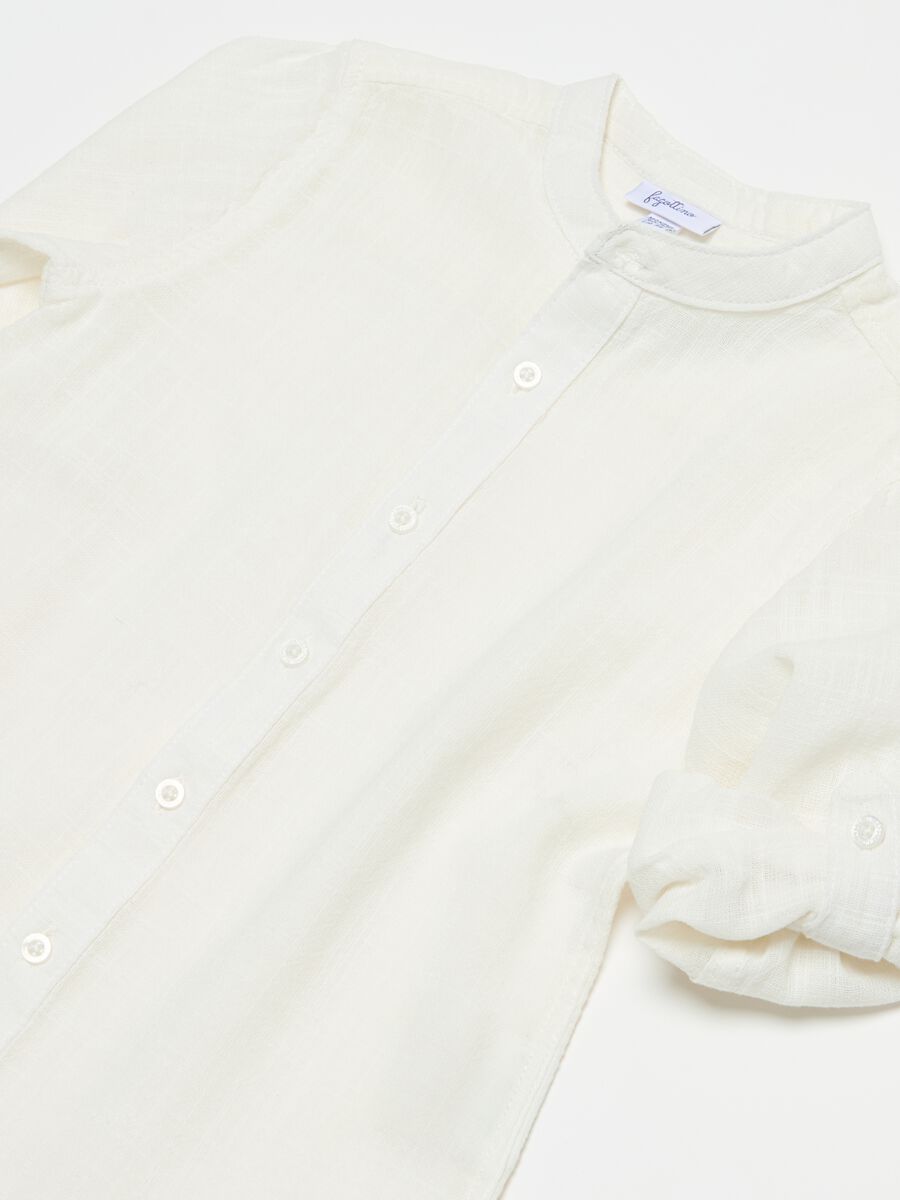 Cotton gauze shirt_1