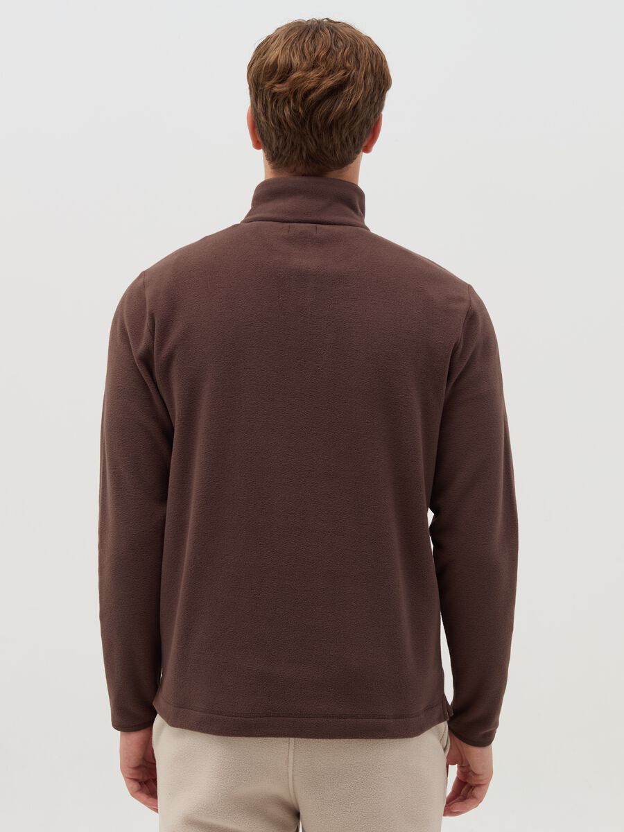 Half-zip sweatshirt in fleece_2