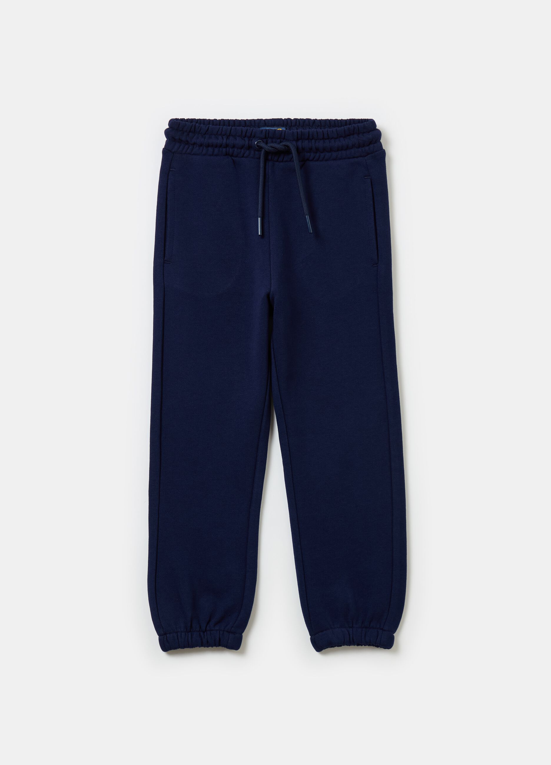 Essential joggers in organic cotton with drawstring