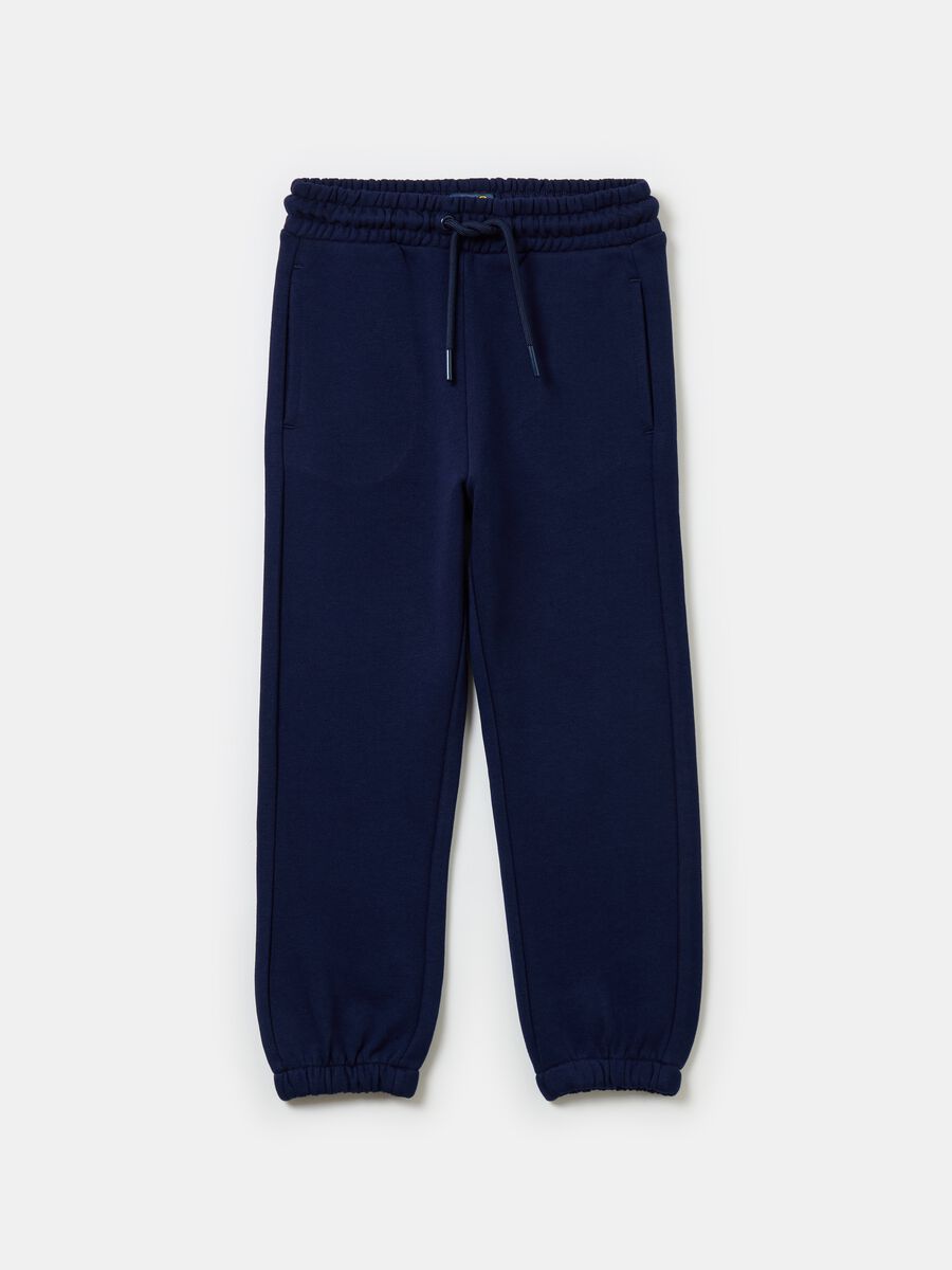 Essential joggers in organic cotton with drawstring_0