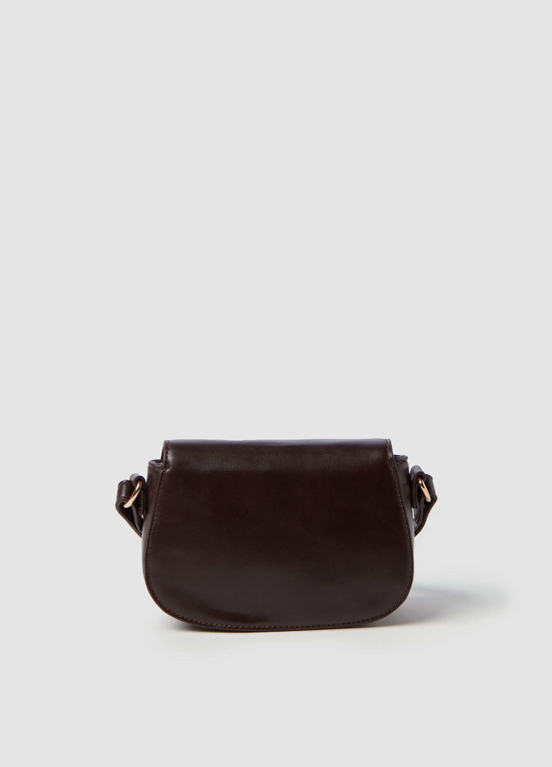 Rounded bag with shoulder strap