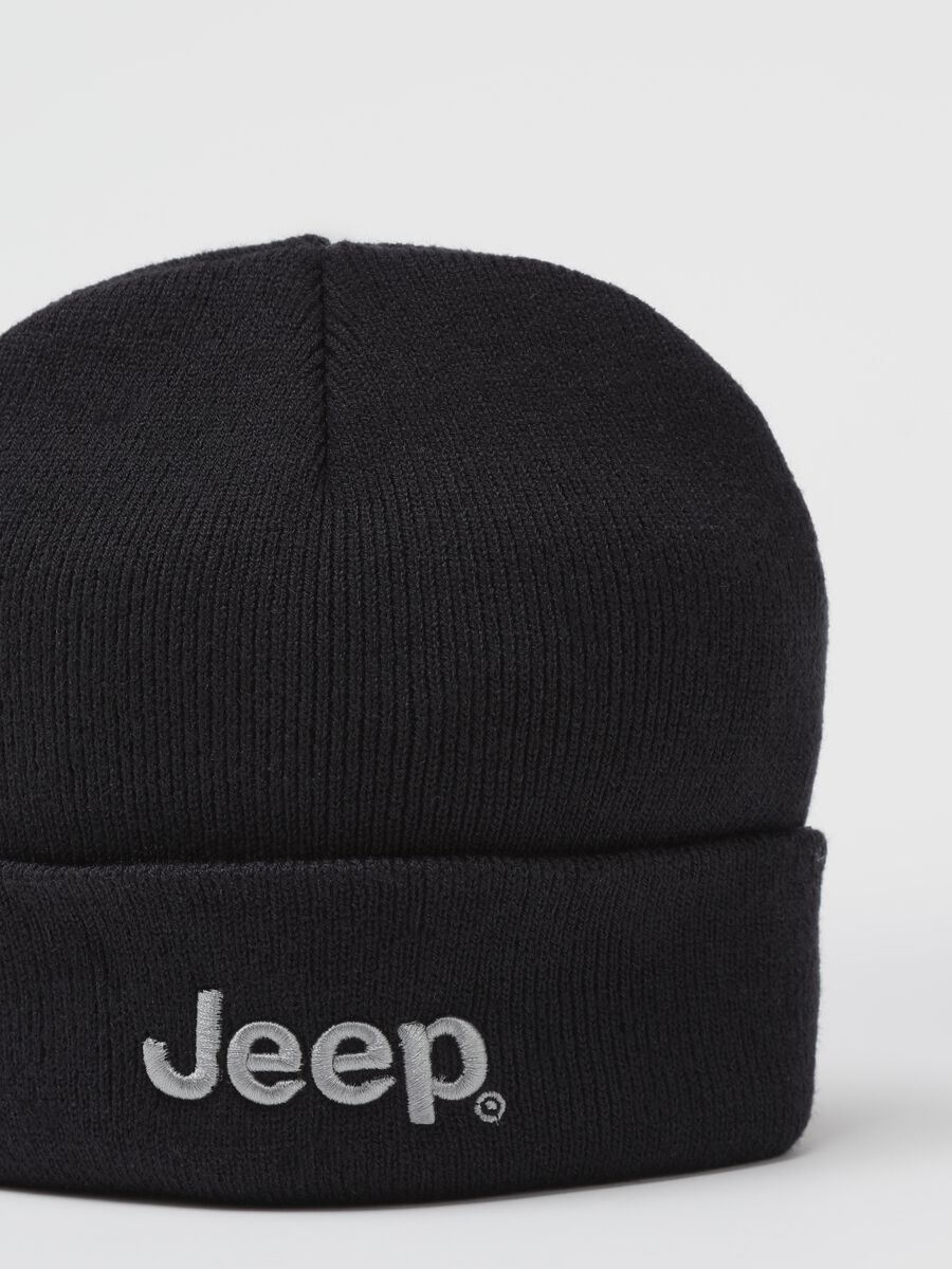 Gorro con borde vuelto y parche Jeep®_2