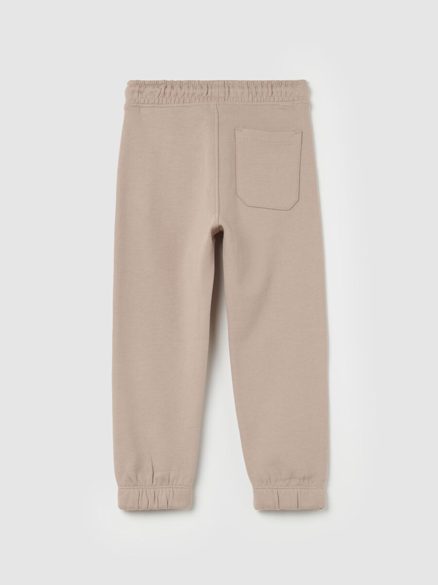 Essential joggers in organic cotton with drawstring_1