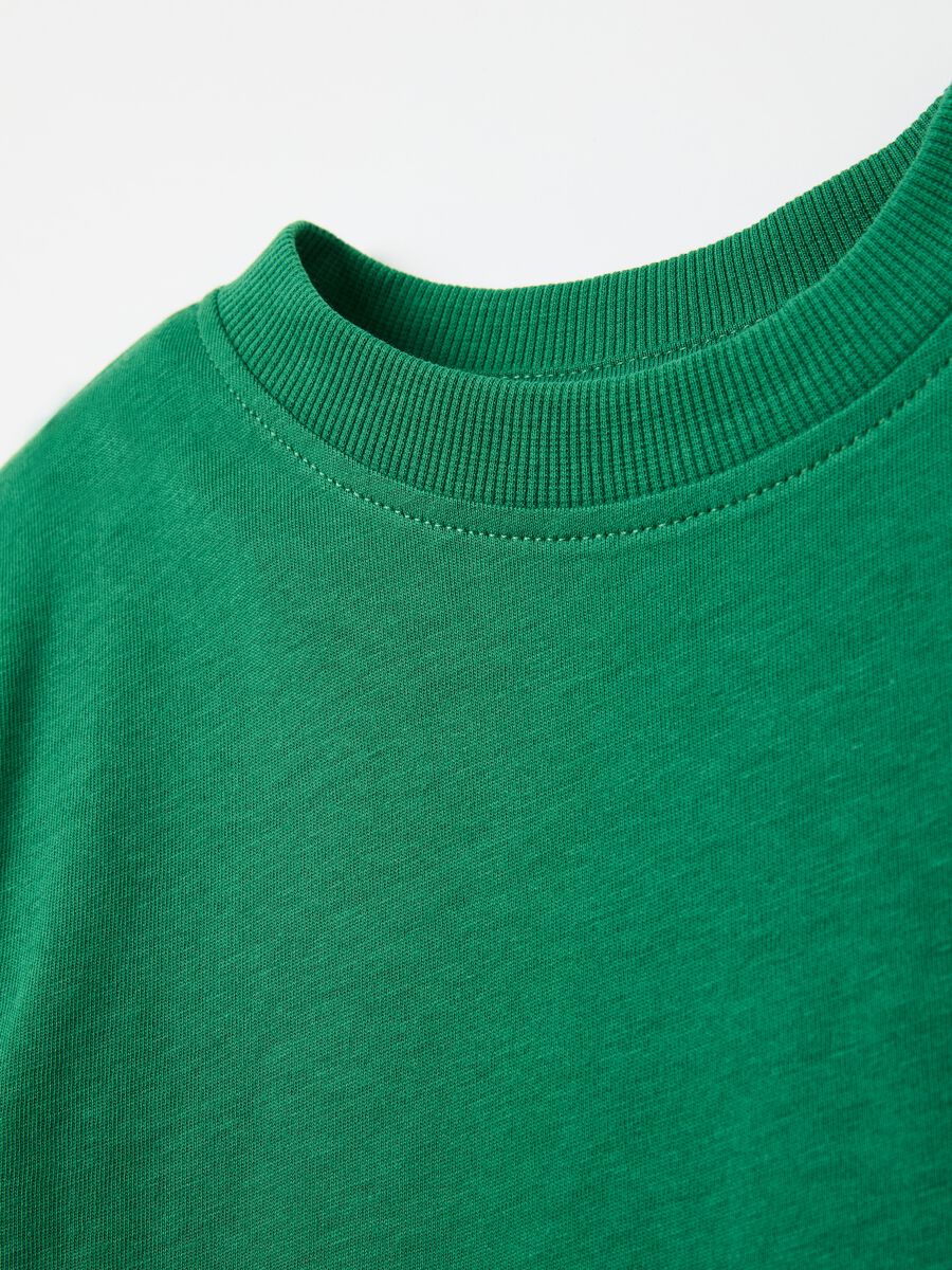 Solid colour T-shirt in organic cotton_2