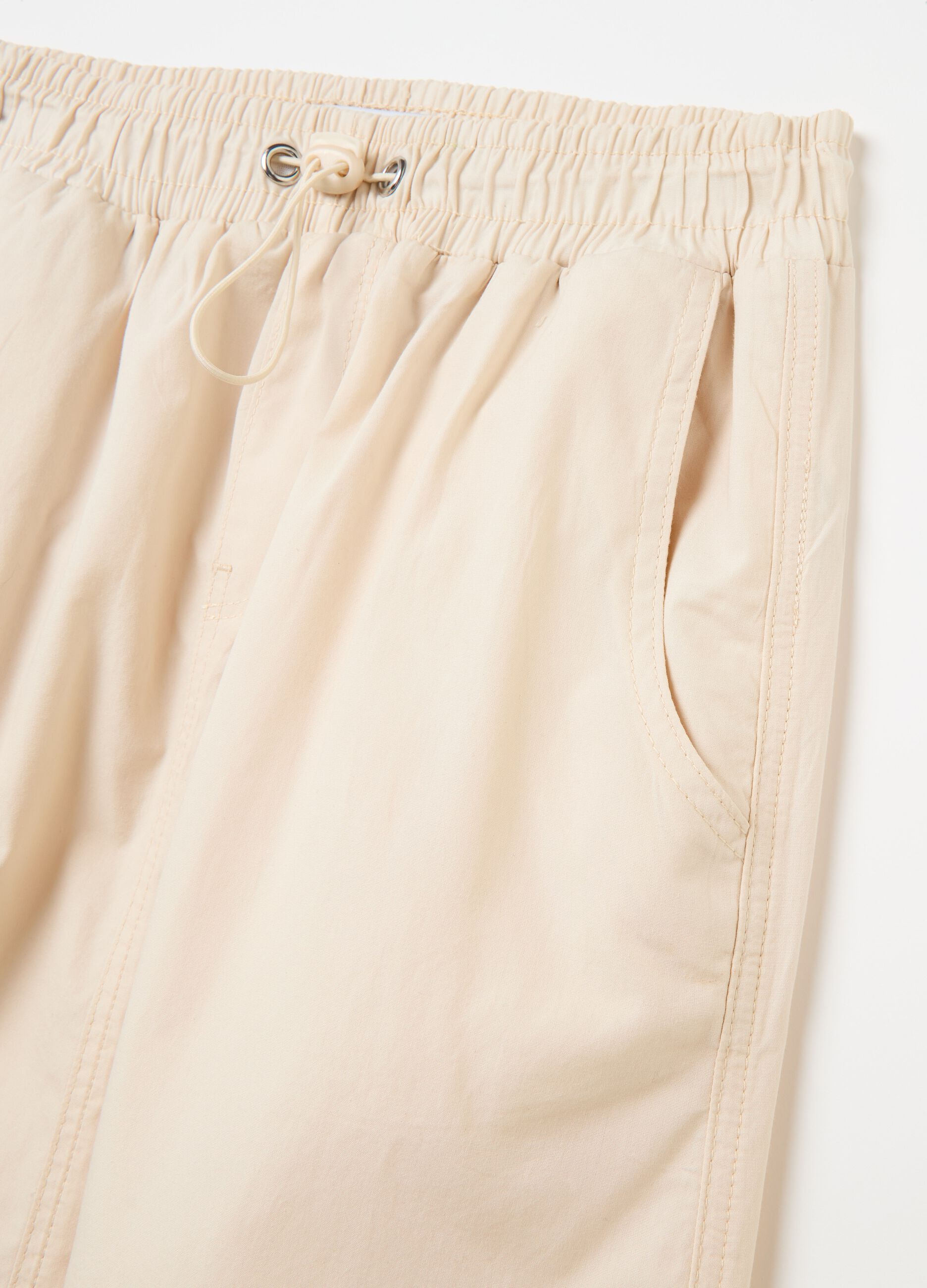 Long cargo parachute skirt