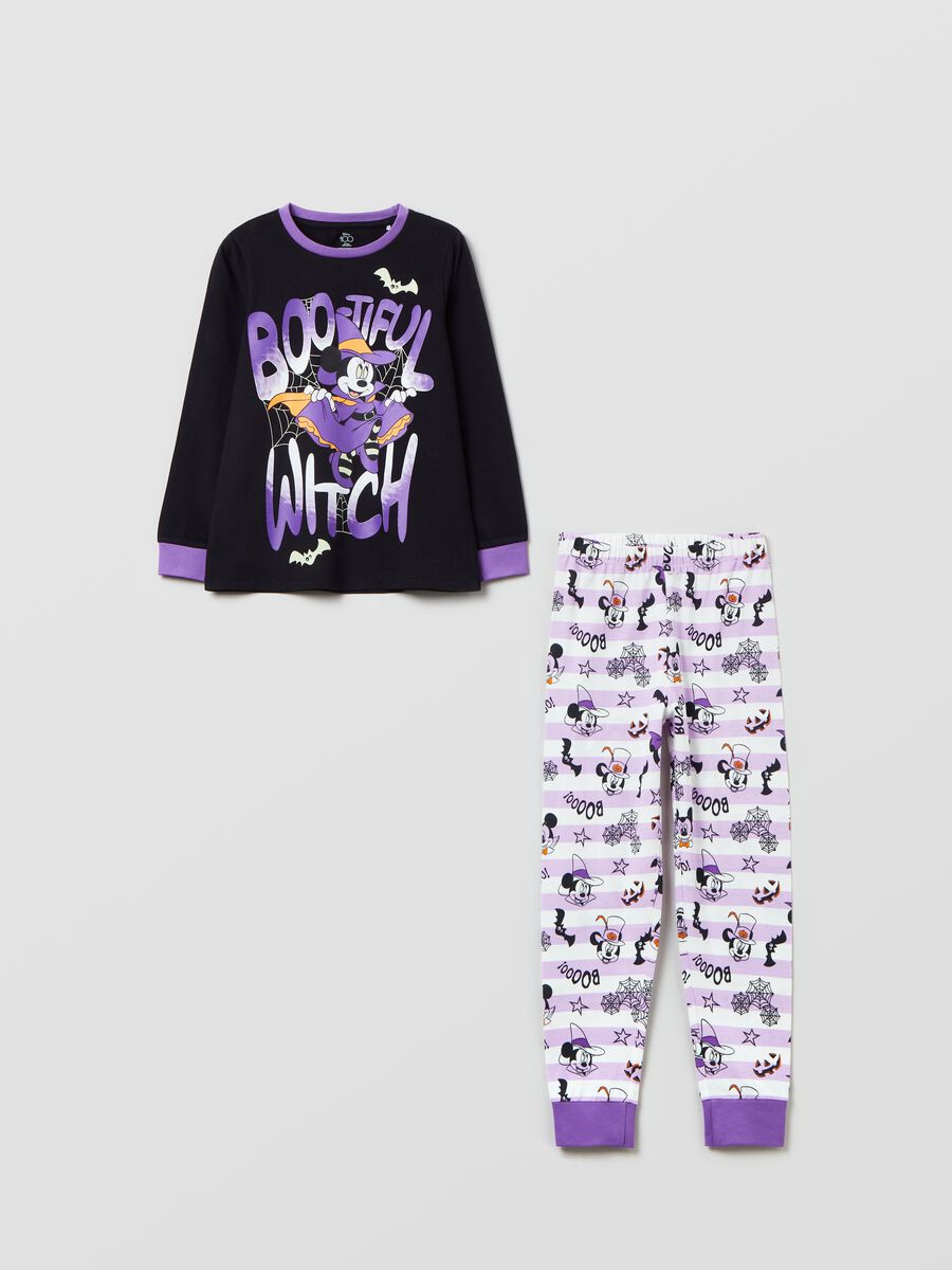 Long pyjamas with Minnie Mouse Halloween print_0