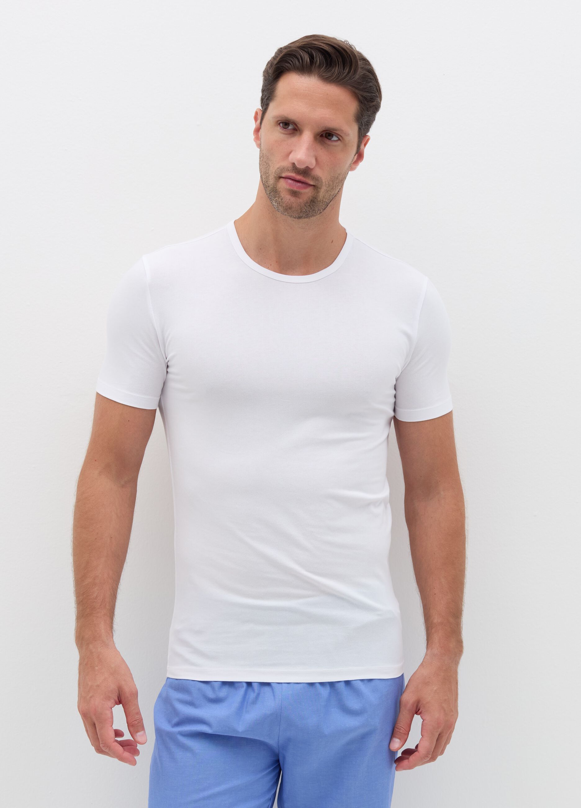 Two-pack organic cotton undershirts