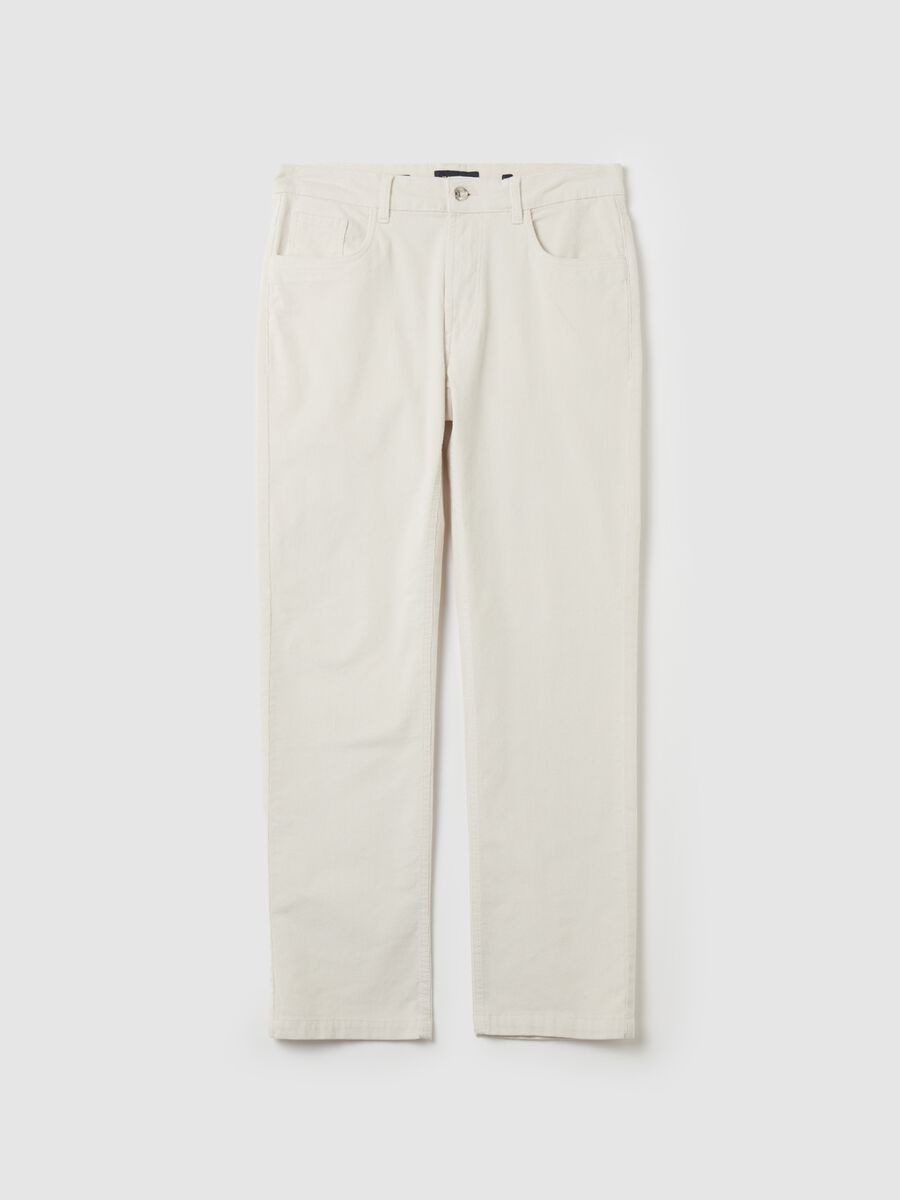 Corduroy trousers with five pockets_4