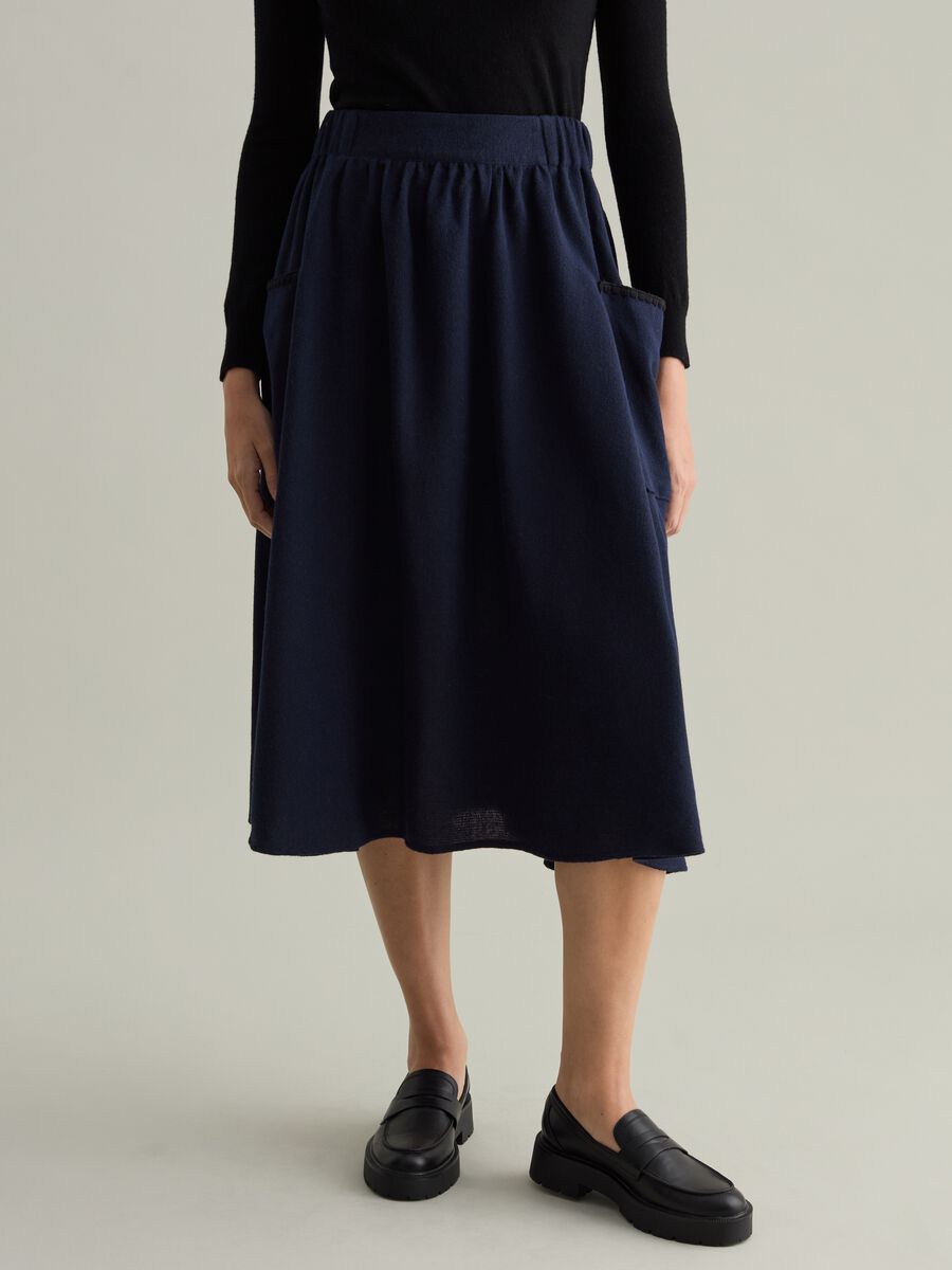 Full midi skirt with pockets_1