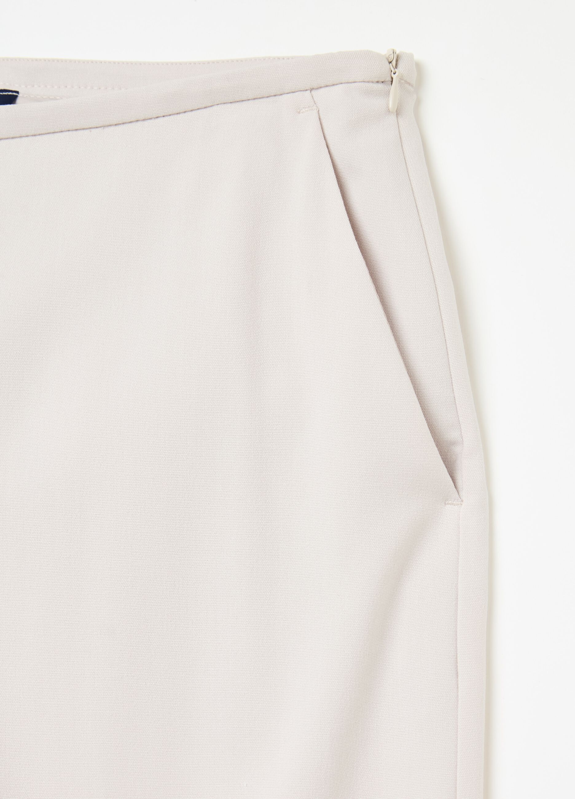 Straight-fit stretch trousers