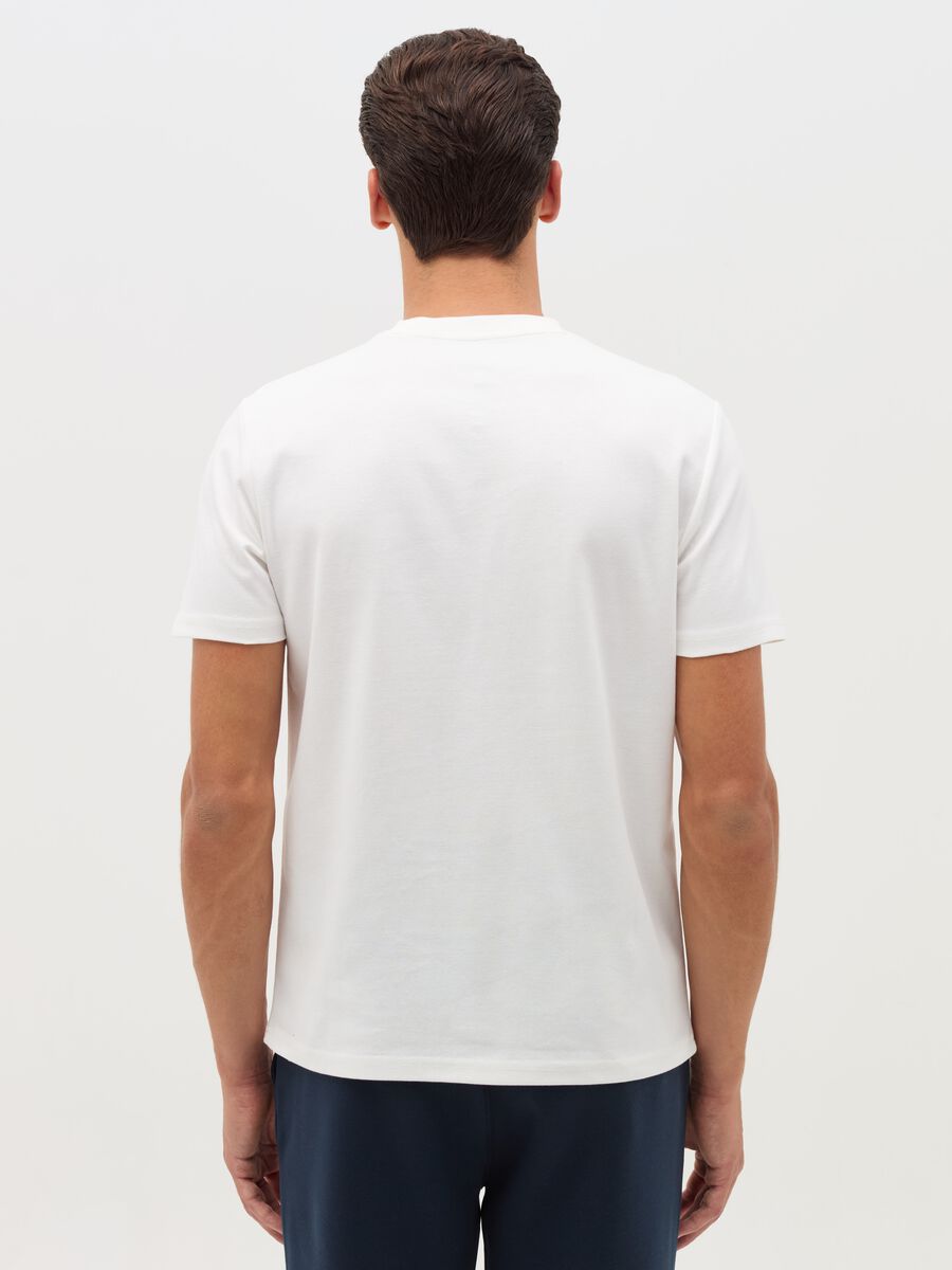 Stretch T-shirt with round neck_2