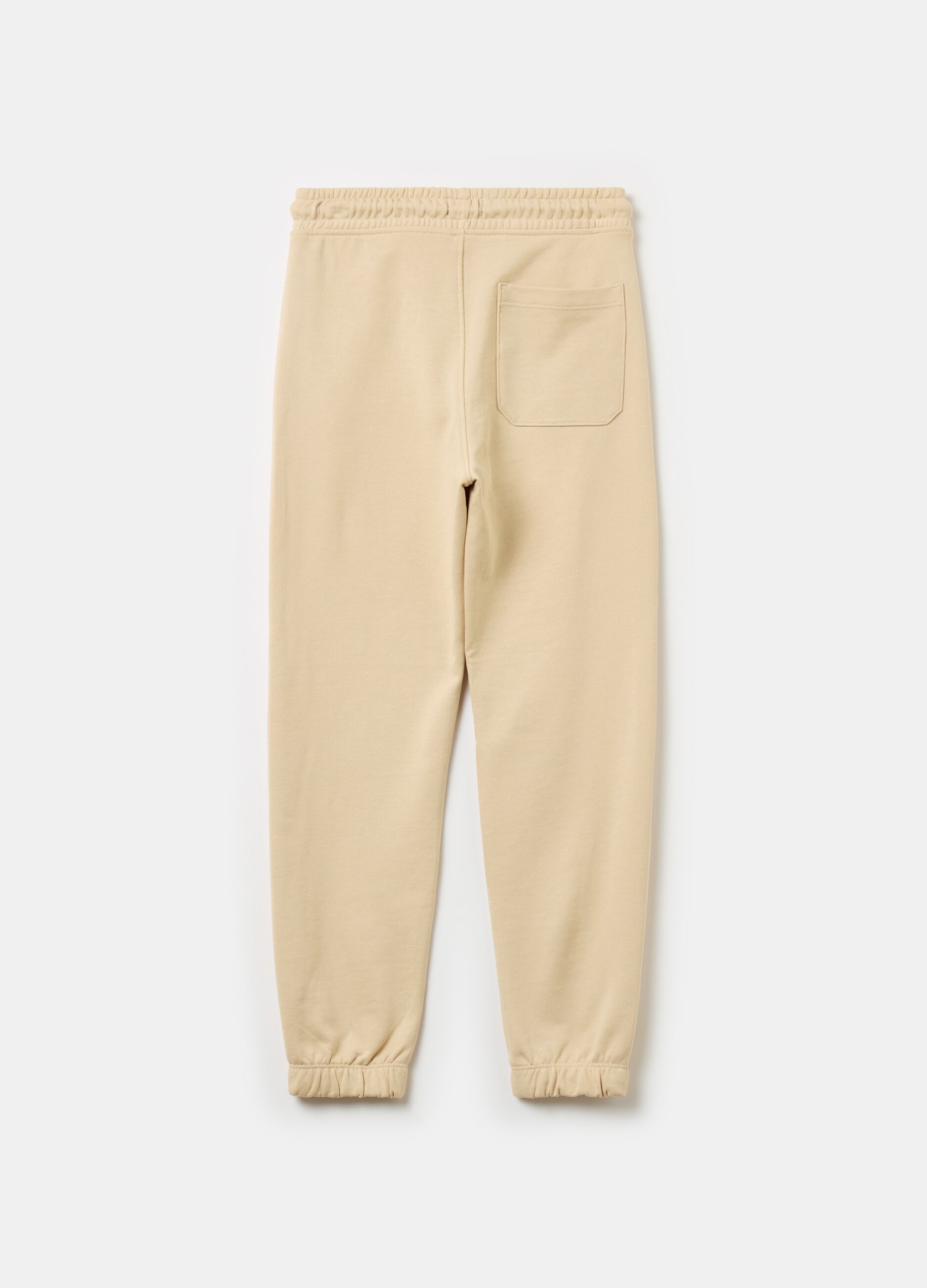 Essential joggers in organic cotton with drawstring