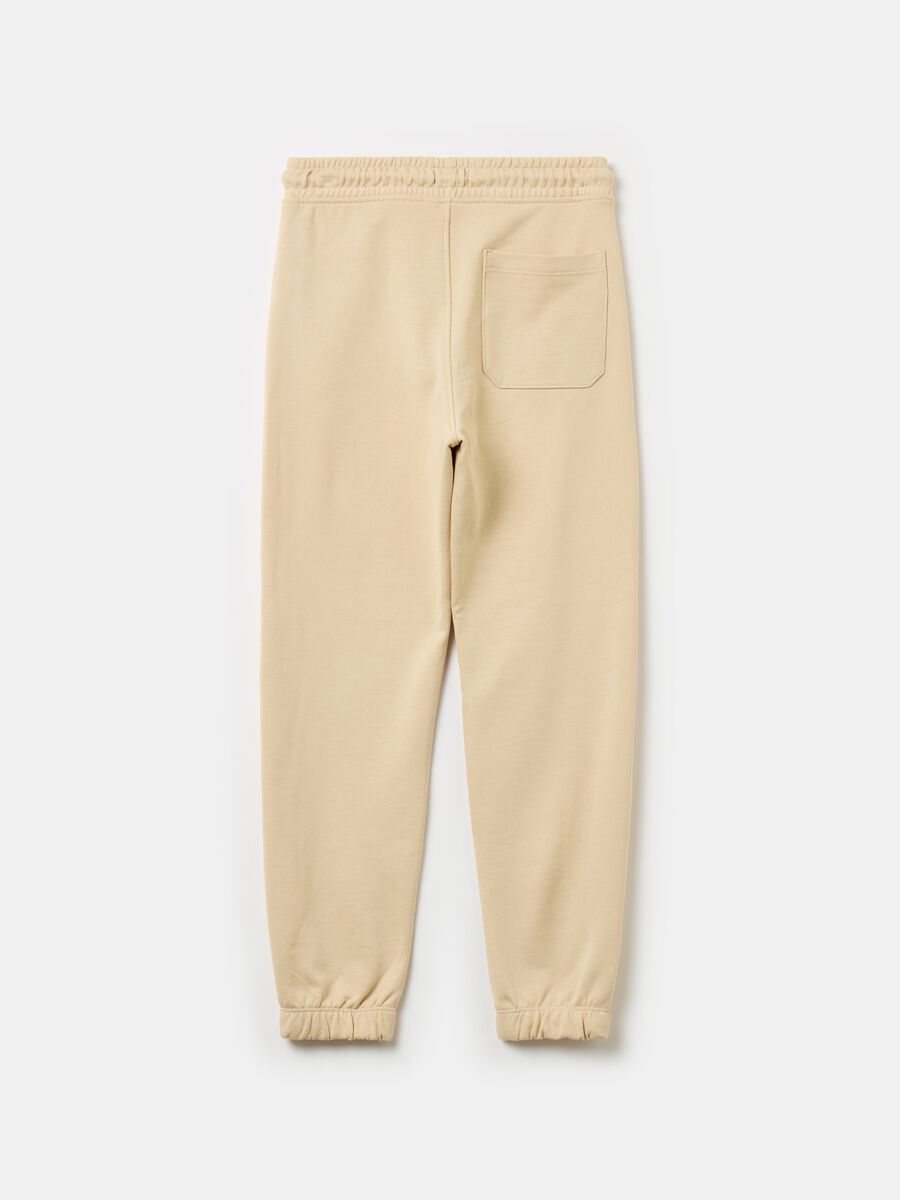 Essential joggers in organic cotton with drawstring_1