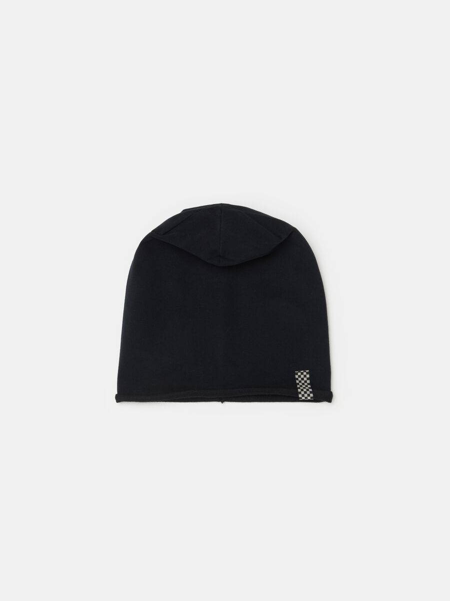 Solid colour hat in French terry_0