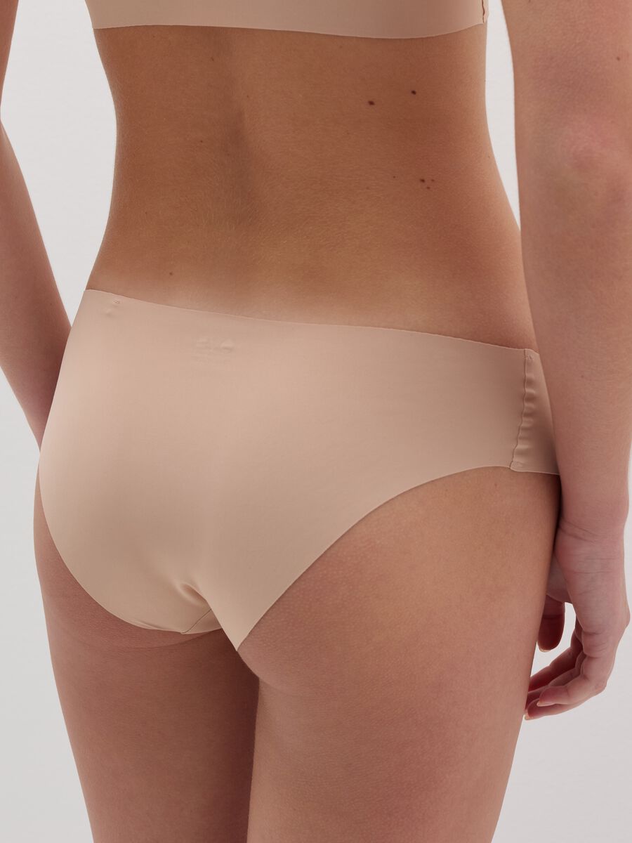 The One seamless briefs with high waist in microfibre_2