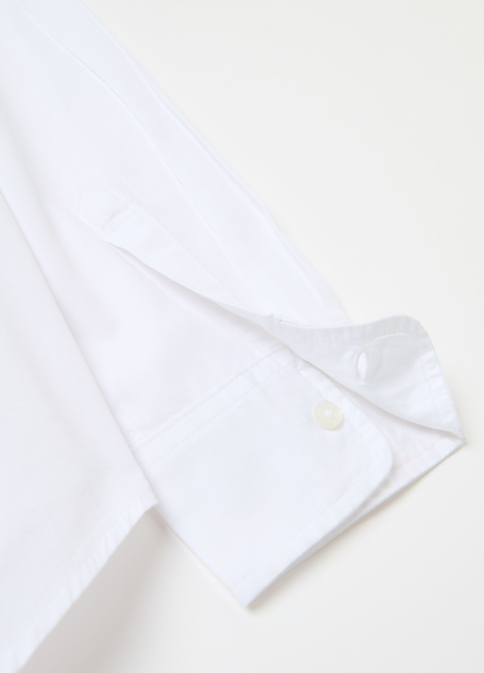 Cotton poplin shirt