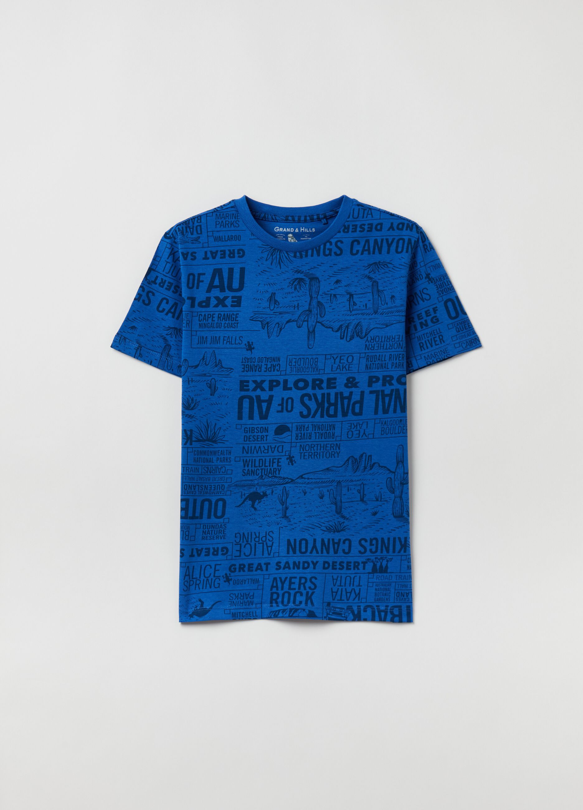 Grand&Hills T-shirt with all-over print