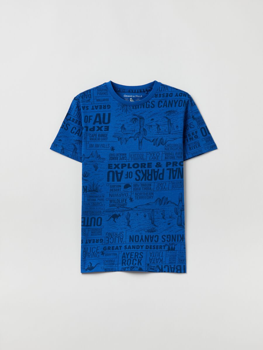 T-shirt con stampa all-over Grand&Hills_0