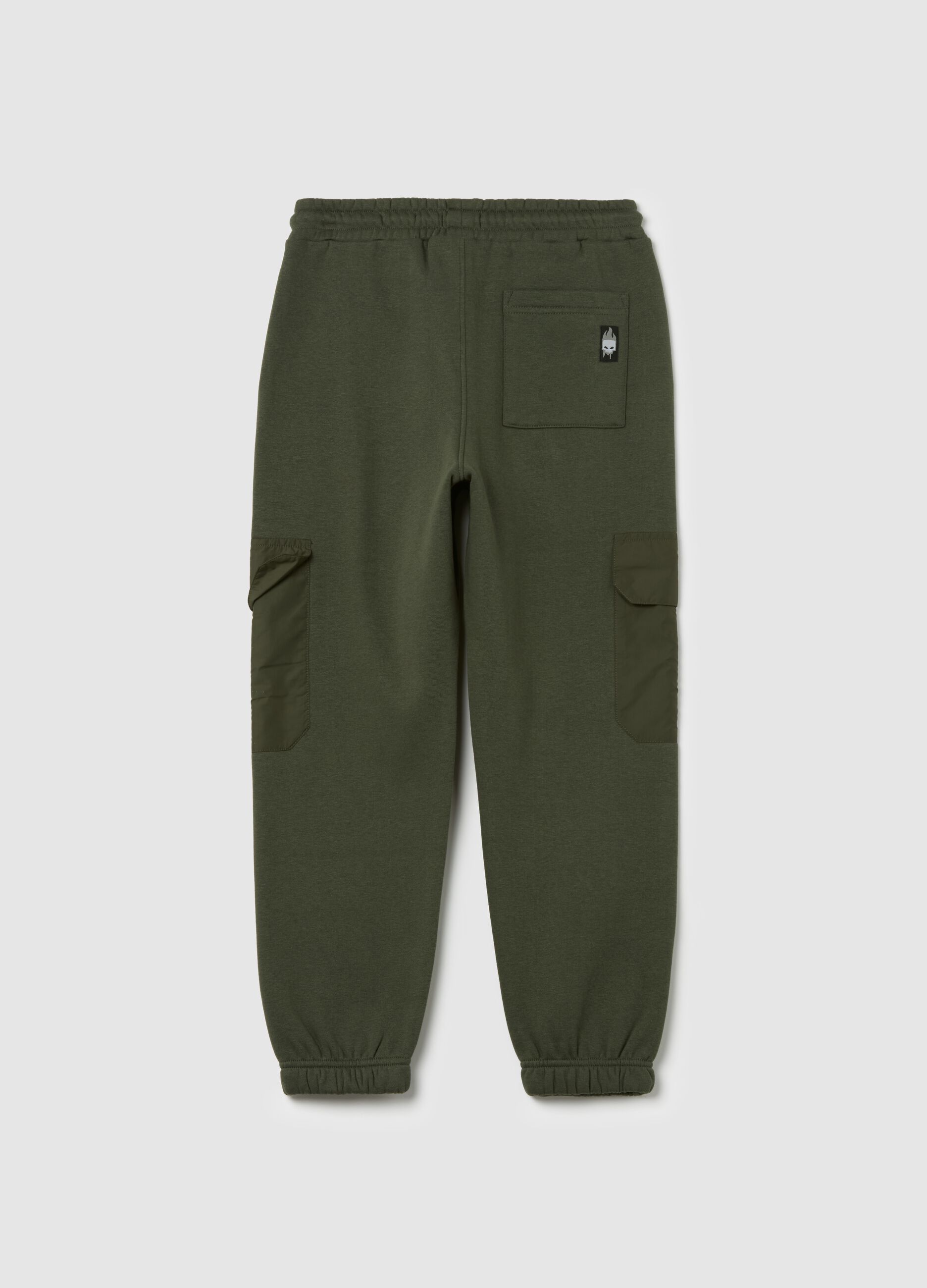 Joggers cargo in felpa con coulisse